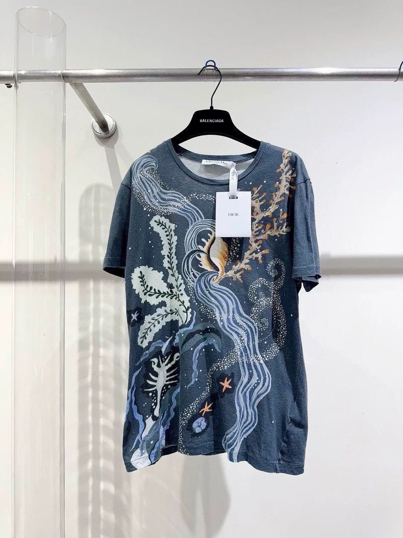 Dior Dior Short Sleeve Graphic T-Shirt Size US M / EU 48-50 / 2 - 1 Thumbnail