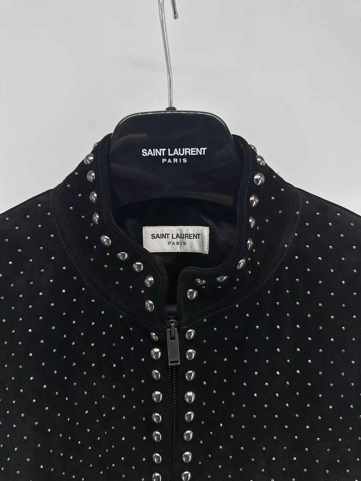 Yves Saint Laurent Saint Laurent Leather Suede Studded Jacket EU 46 Size US S / EU 44-46 / 1 - 8 Thumbnail