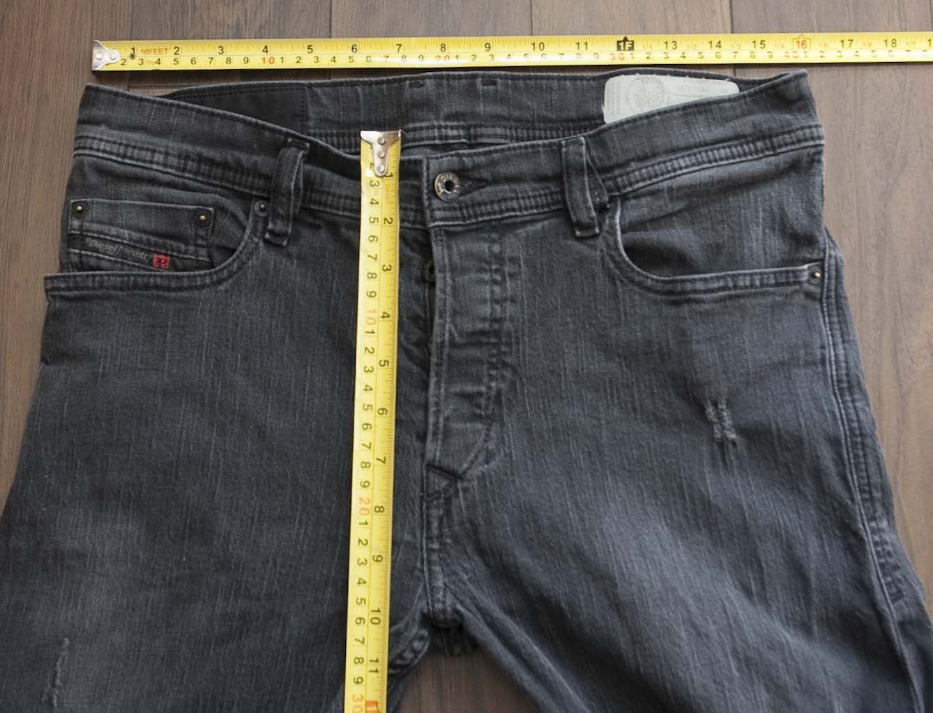 Diesel Diesel Jeans Tepphar Slim Carrot Size 32x28 Dark Gray Size US 32 / EU 48 - 6 Thumbnail