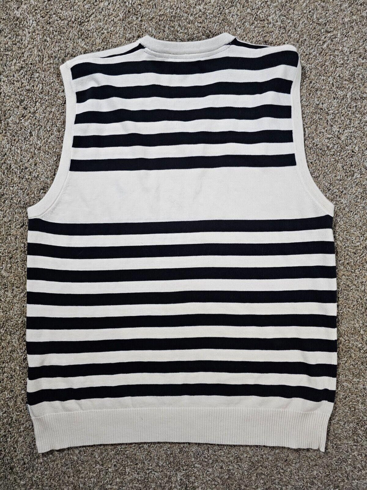 Nautica Nautica Striped Blue White Preppy Vest XL Size US XL / EU 56 / 4 - 7 Thumbnail