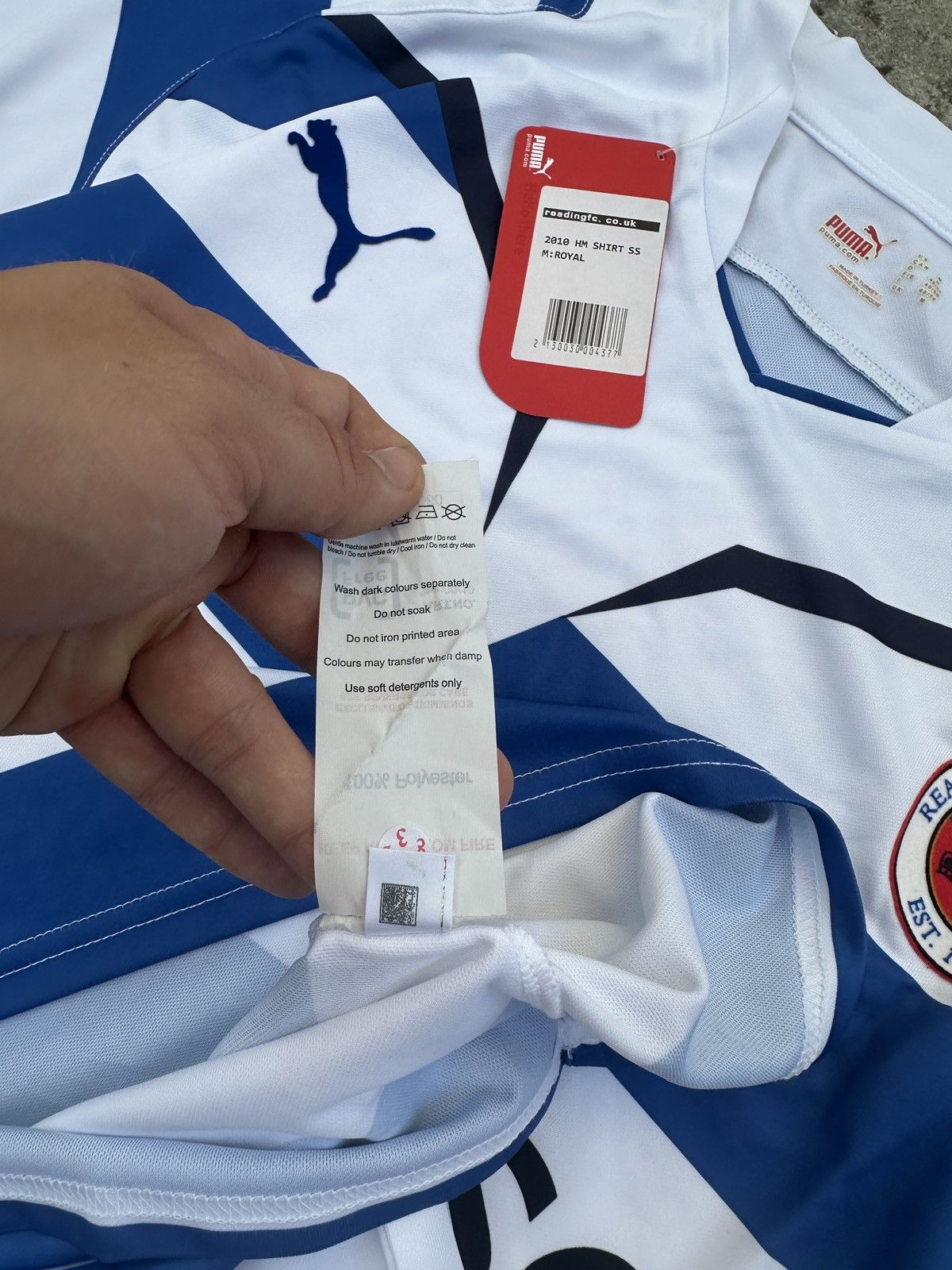 Puma Vintage Puma Reading Soccer Jersey Streetwear Rare Style M Size US M / EU 48-50 / 2 - 5 Thumbnail