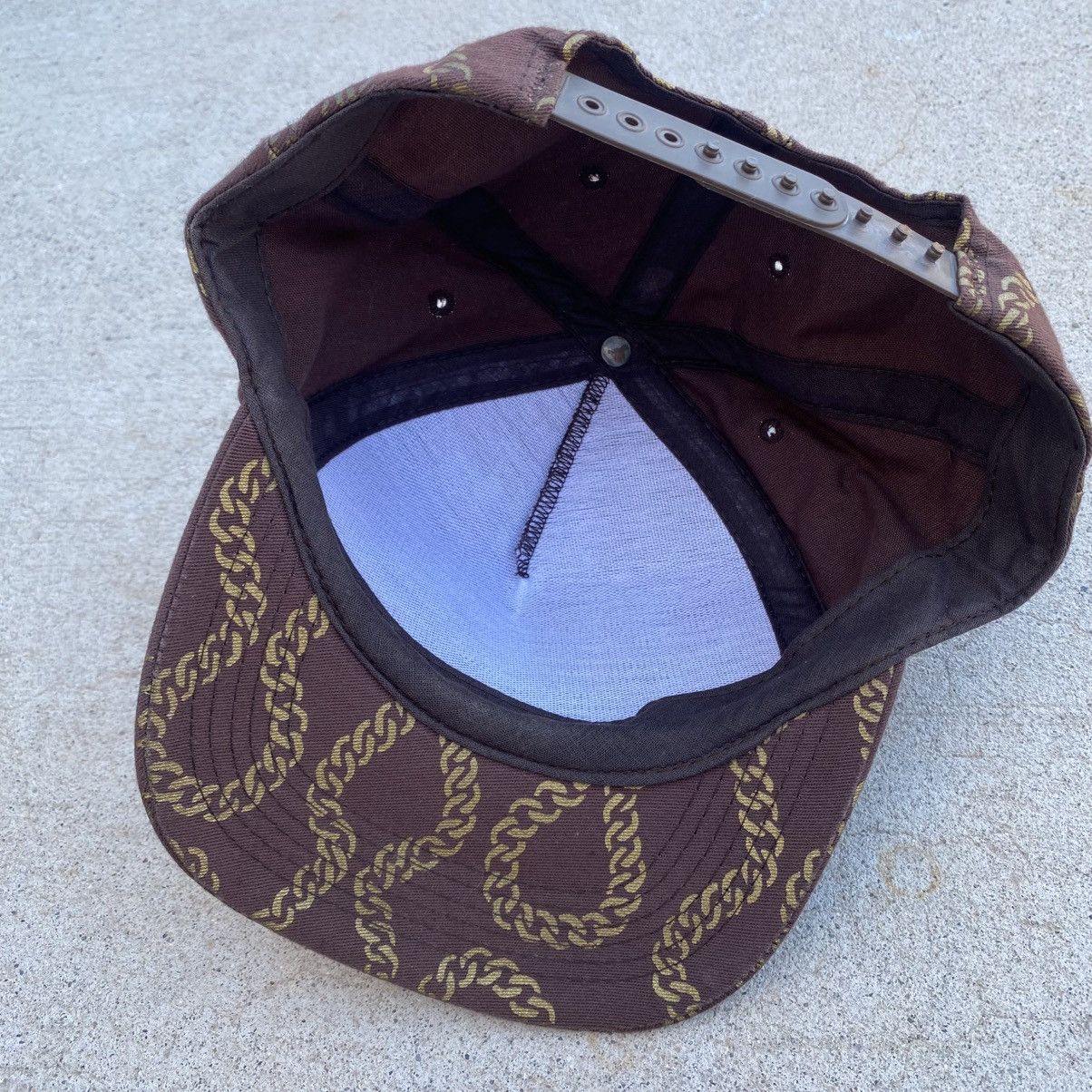 Supreme Vintage Supreme Cuban Link Hat Snapback Brown 2003 5-Panel Size ONE SIZE - 5 Thumbnail