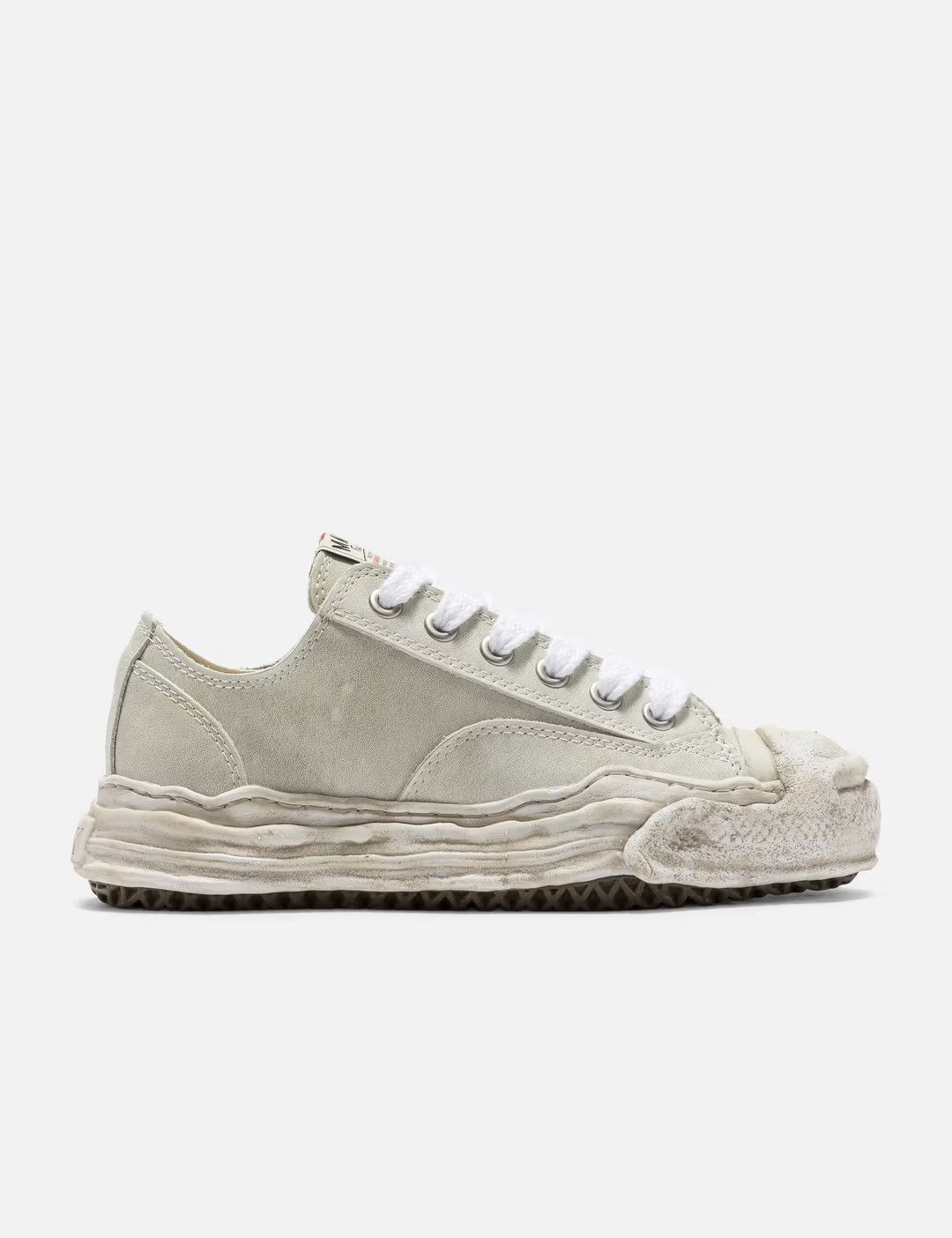 Maison MIHARA YASUHIRO Maison Mihara Yasuhiro Hank Low Top Vintage White Leather Size US 7 / EU 40 - 4 Thumbnail