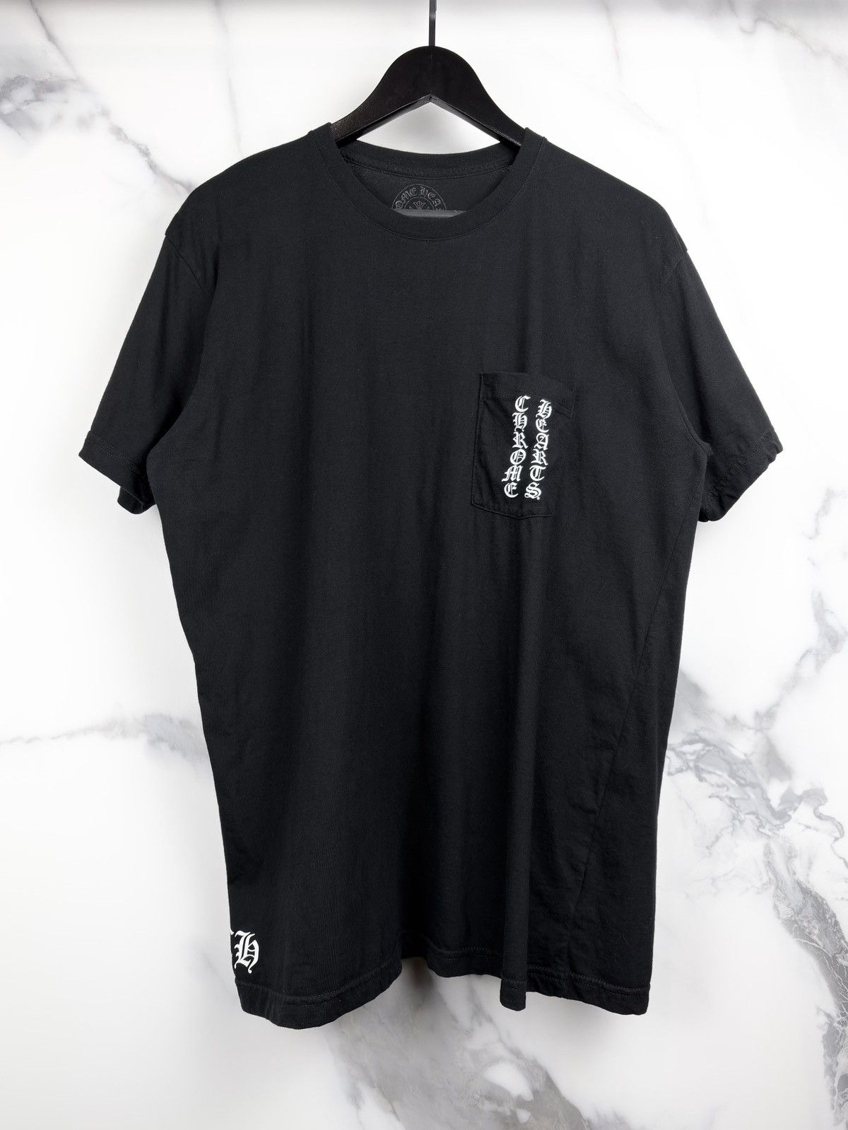 Chrome Hearts Chrome Hearts Vintage RS3 Triple Cross Logo Pocket Tshirt Size US XL / EU 56 / 4 - 2 Thumbnail