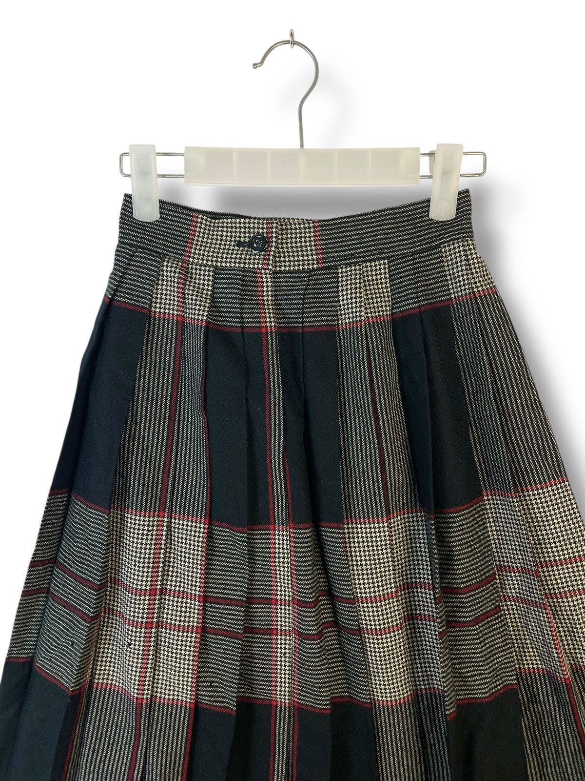 Yves Saint Laurent YVES SAINT LAURENT PARIS WOOL MIDI SKIRT Size 22" - 3 Thumbnail