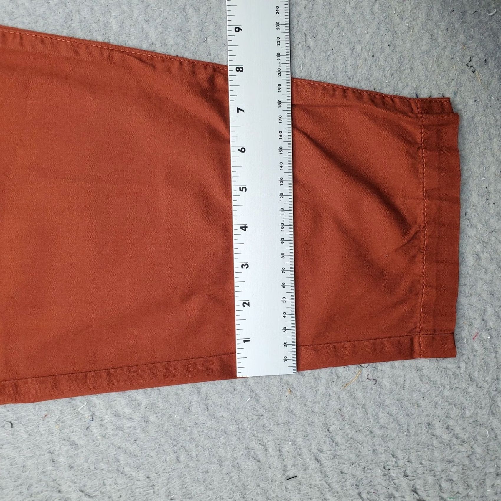 Loft LOFT Womens Red Comfort Fit Straight Leg Trouser Pants Size S with Drawstring Waist Size 28" / US 6 / IT 42 - 6 Thumbnail