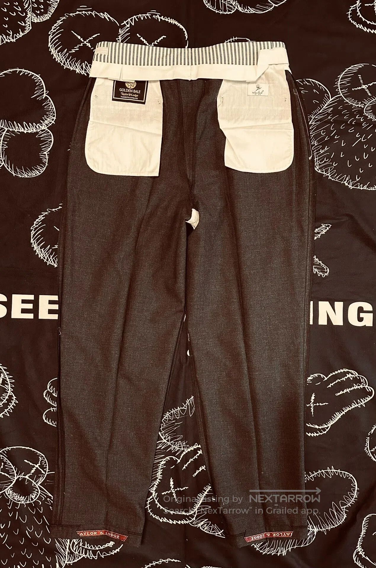 Japanese Brand Award-Winning Wool Dress Trousers. Size US 30 / EU 46 - 8 Thumbnail