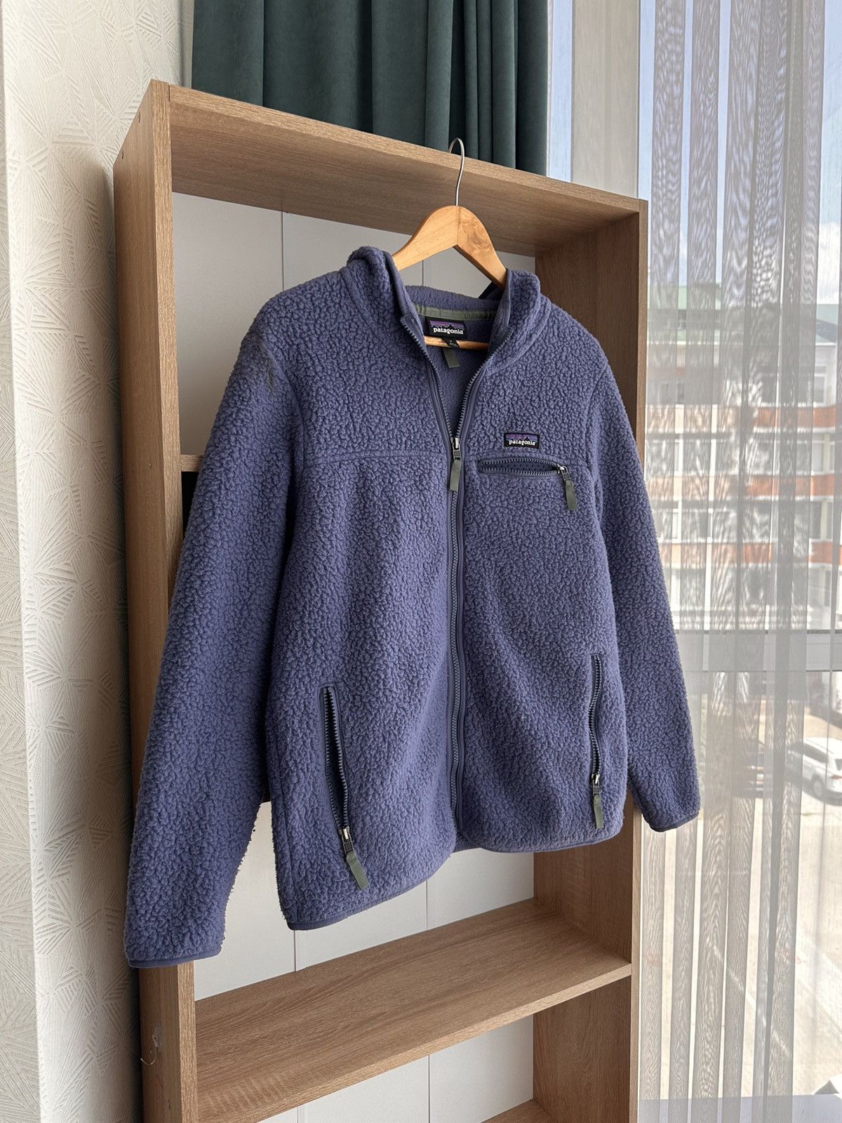 Patagonia × Vintage Vintage Patagonia Synchilla Blue Sherpa Jacket Size US S / EU 44-46 / 1 - 6 Thumbnail