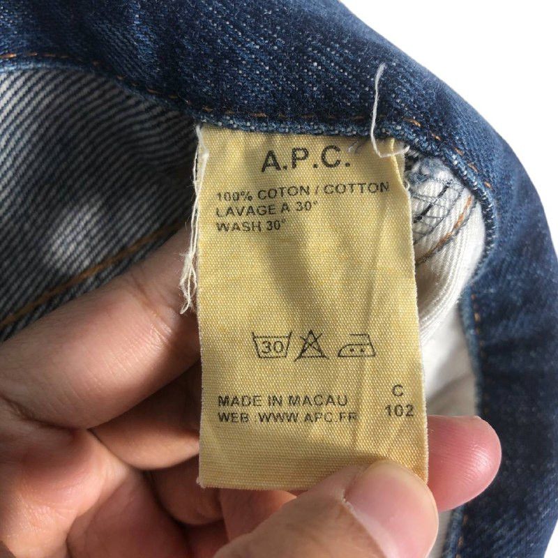 A.P.C. × Jean × Vintage Vintage " A.P.C " Petit Standard Selvedge Denim jeans Size US 29 - 13 Thumbnail