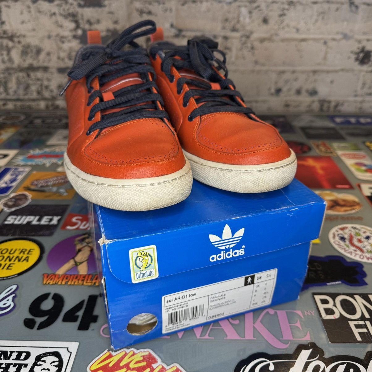 Adidas Adidas adi AR-D1 Low Orange Sz 9.5 Used Size US 9.5 / EU 42-43 - 8 Thumbnail
