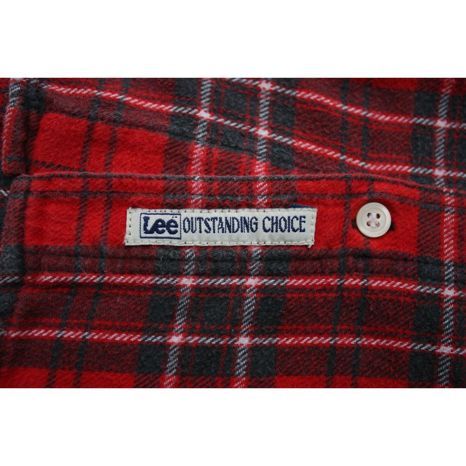 Lee Lee Red Checkered Shirt Vintage Size US L / EU 52-54 / 3 - 7 Thumbnail