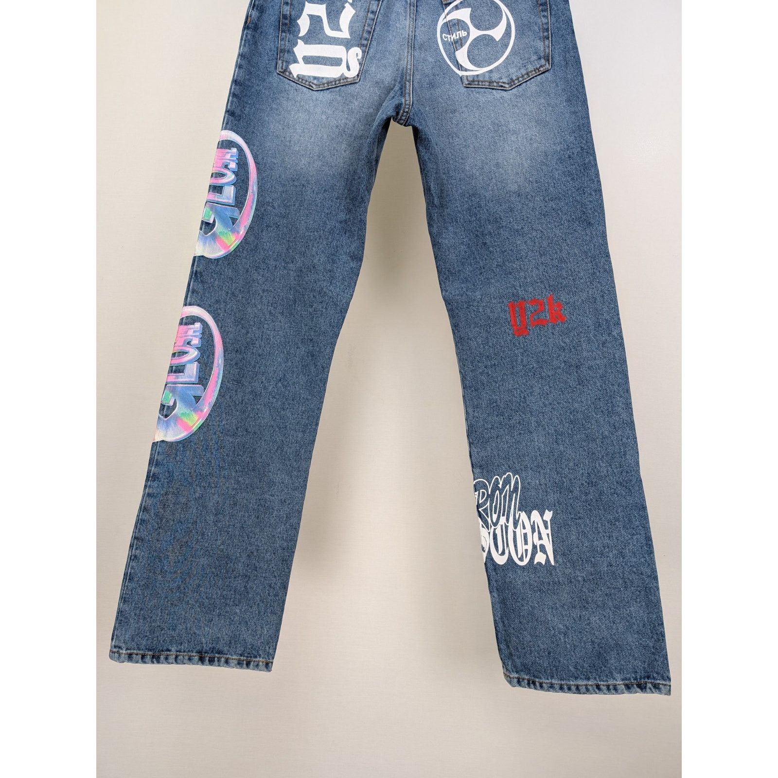 Heron Preston o1rshd1 Global Coll Regular 5 Pocket Vintage Jeans in Blue Size US 30 / EU 46 - 15 Thumbnail