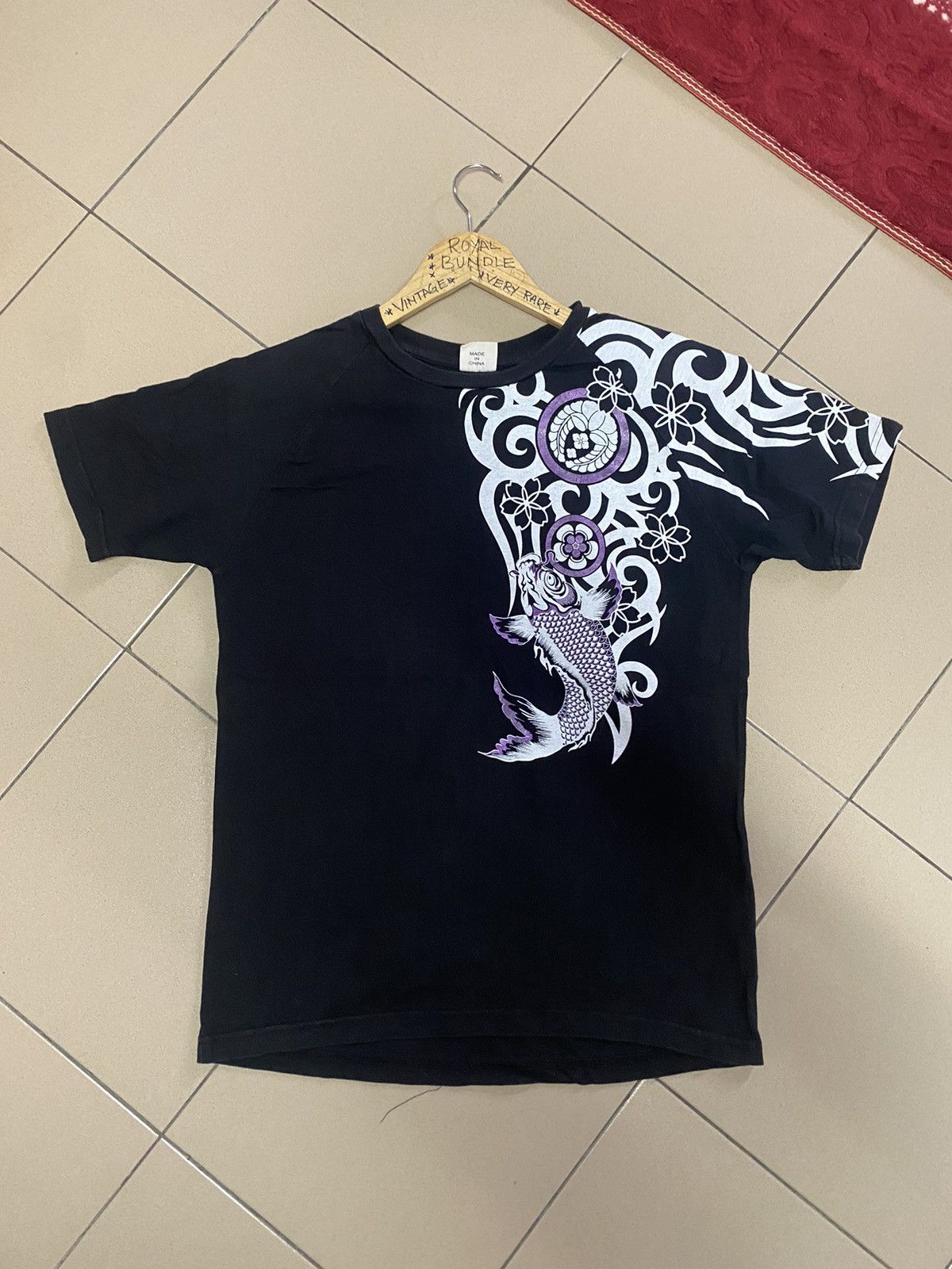 Japanese Brand Sukajan Fish Koi Size US L / EU 52-54 / 3 - 2 Thumbnail