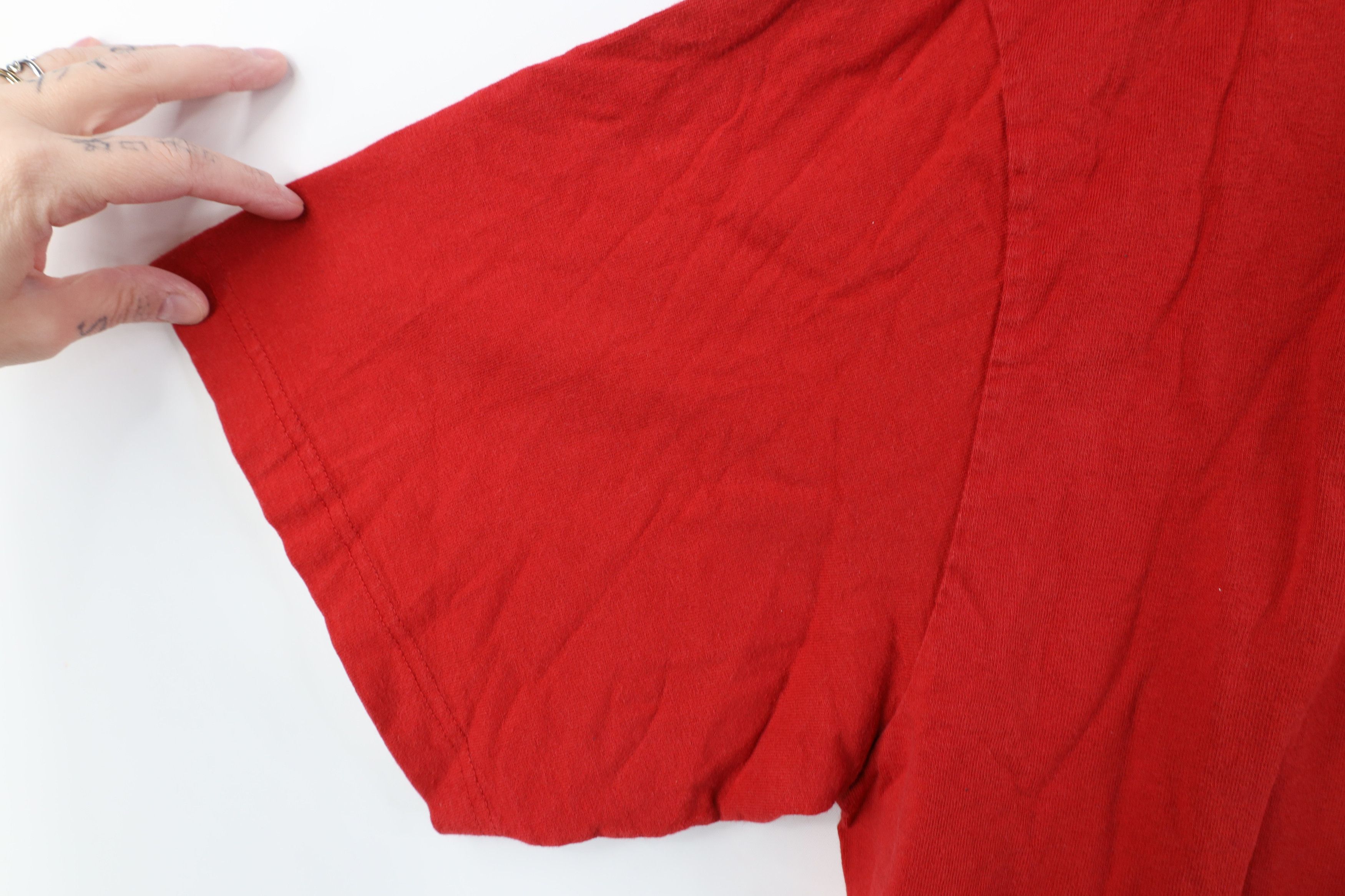 Tommy Hilfiger Vintage 90s Tommy Hilfiger Spell Short Sleeve T-Shirt Red Size US XXL / EU 58 / 5 - 8 Thumbnail