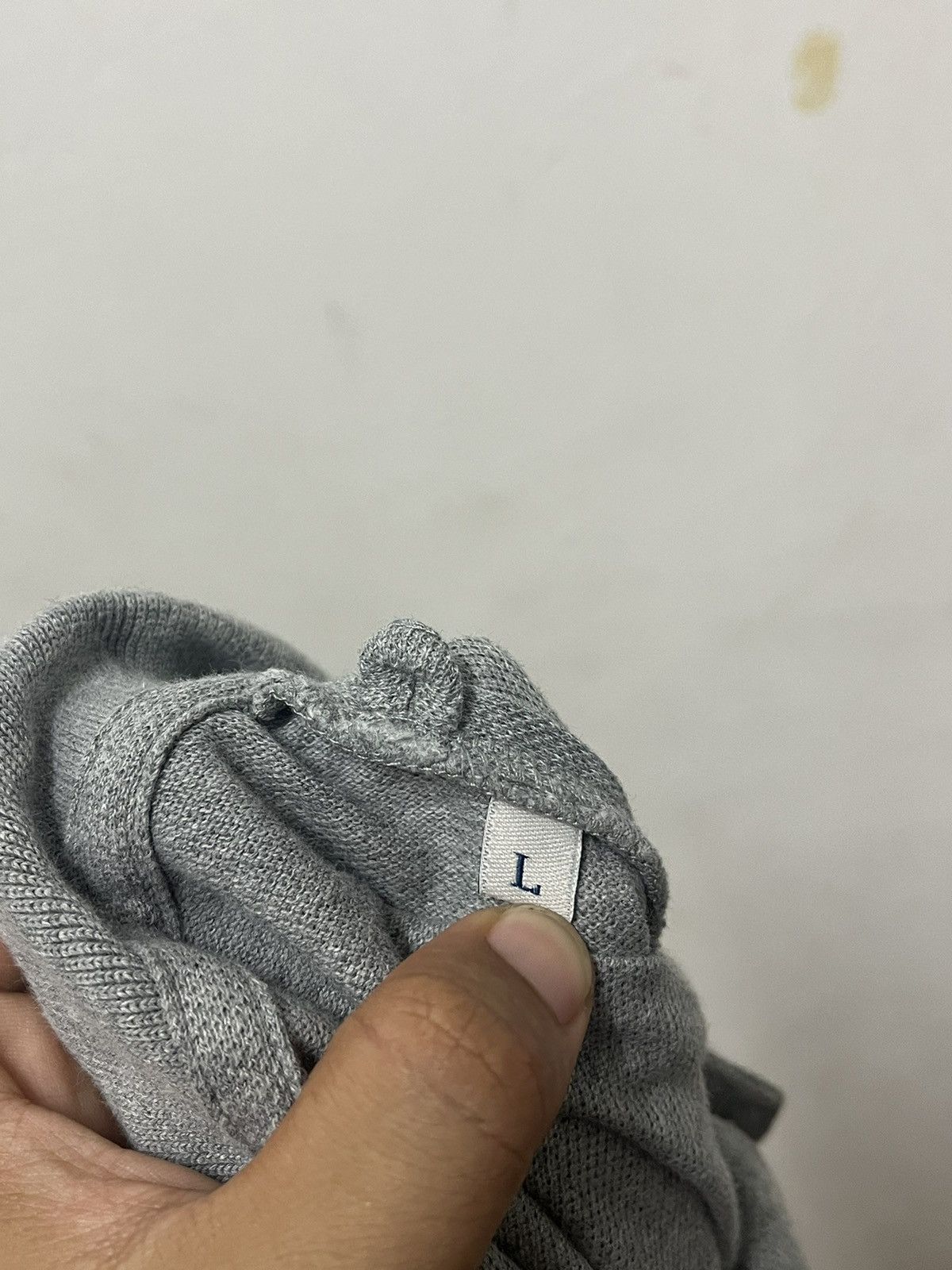 Moncler Moncler Maglia Polo manica corta Grey polo shirt (A) Size US L / EU 52-54 / 3 - 7 Thumbnail