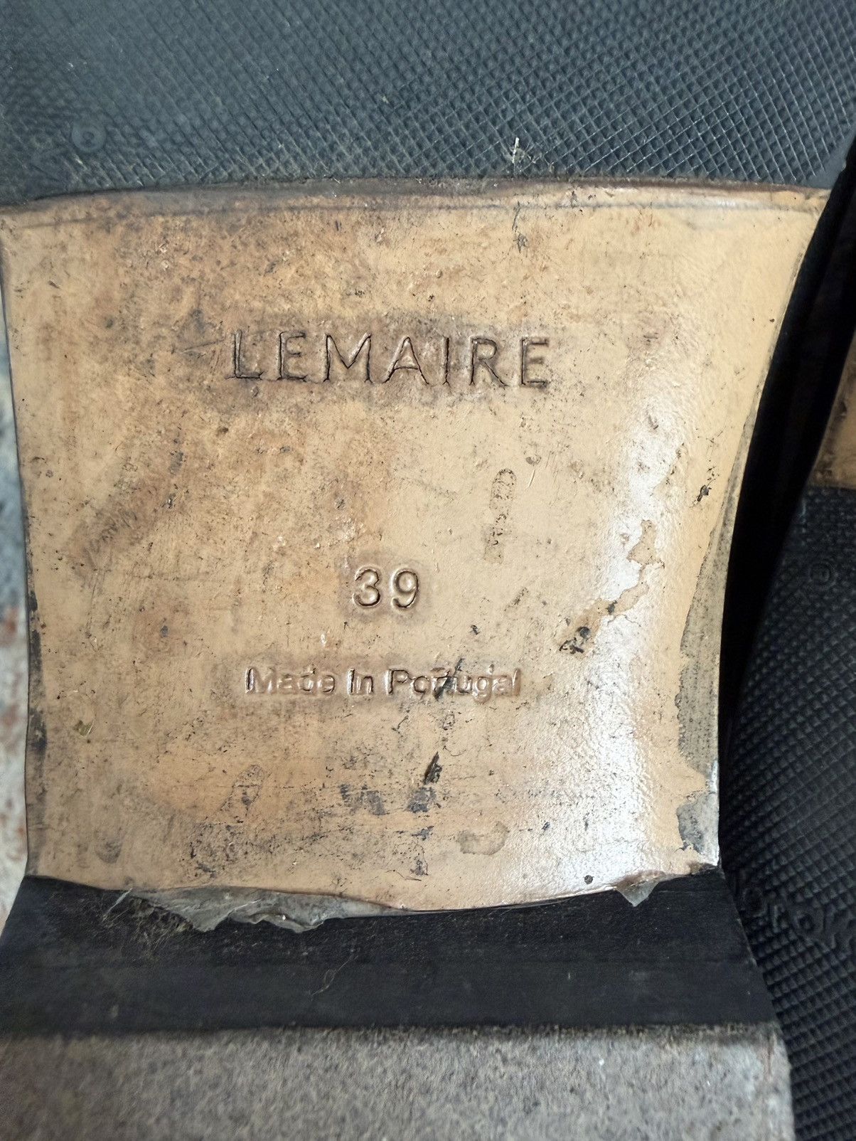 Lemaire LEMAIRE folding heel leather slippers Size US 6 / EU 39 - 6 Thumbnail