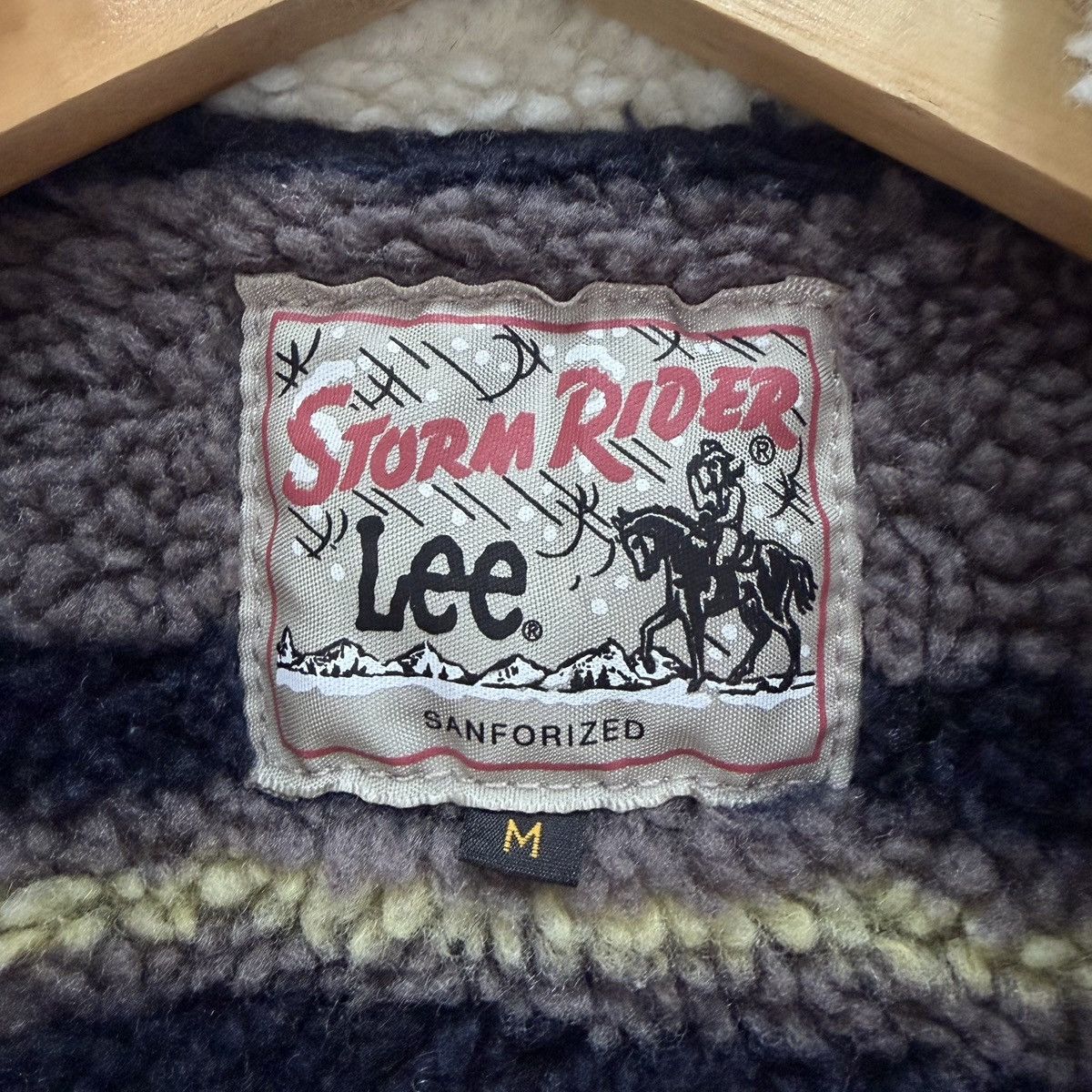 Lee VTG Lee Storm Rider Corduroy Sherpa Jacket Western Workwear Size M / US 6-8 / IT 42-44 - 11 Thumbnail