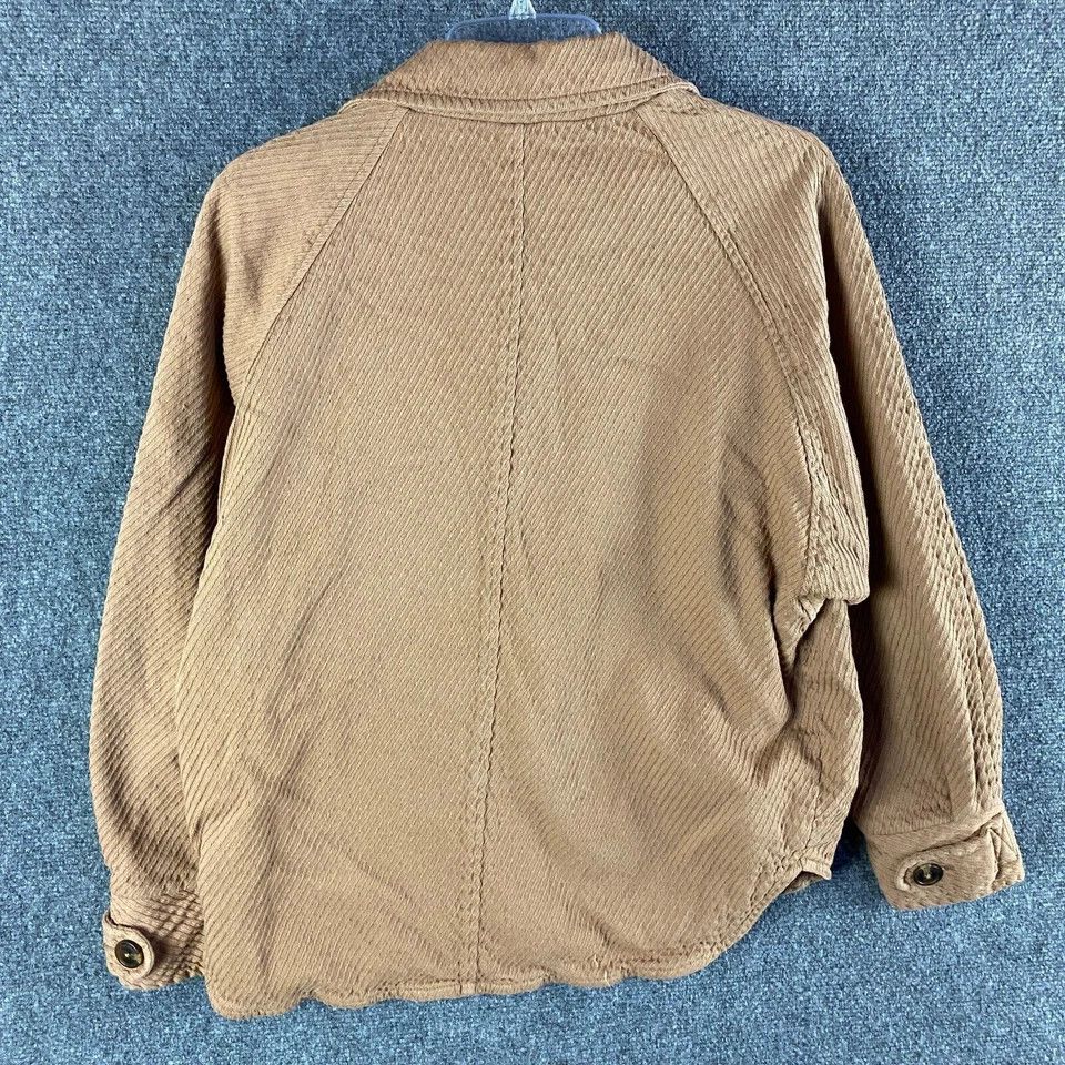 Free People Free People Pea Coat Women's Medium 100% Cotton Flannel M Size M / US 6-8 / IT 42-44 - 6 Thumbnail