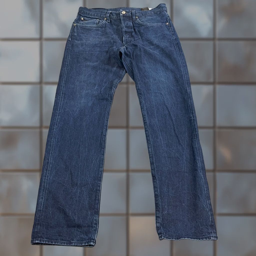 G-Star G-Star Mens Jeans Regular Straight 34 Dark Wash Blue 100% Cotton Button Fly Size US 34 / EU 50 - 1 Thumbnail