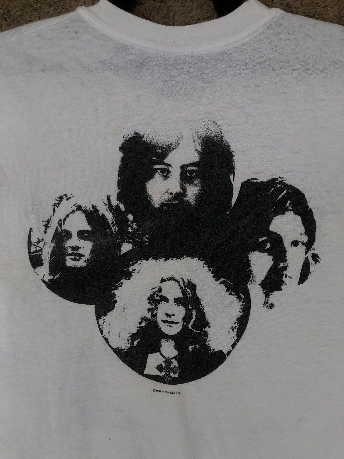 Led Zeppelin Vintage 80s LED ZEPPELIN Rock N Roll Legend Size US L / EU 52-54 / 3 - 12 Thumbnail