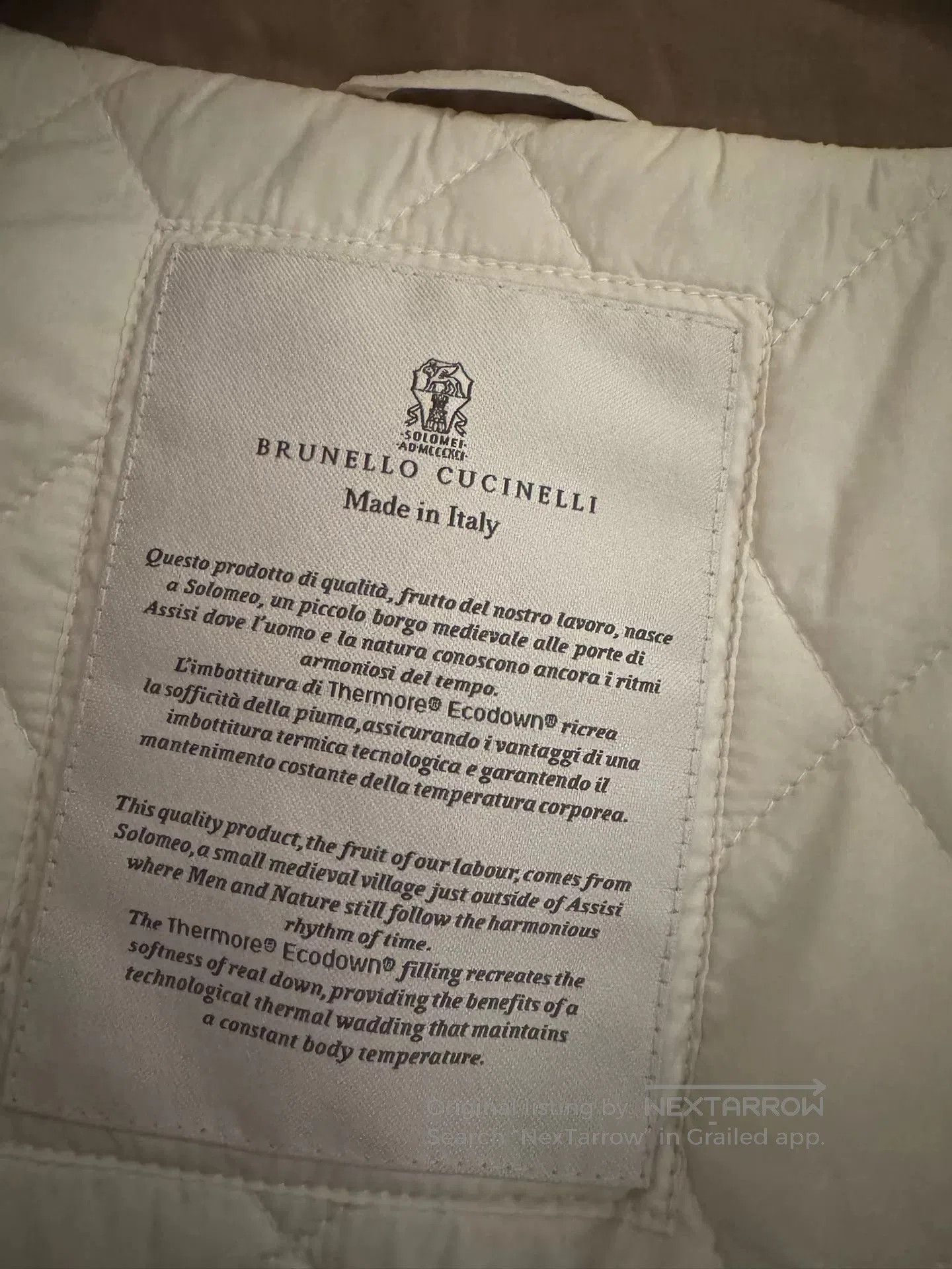 Brunello Cucinelli Brunello Cucinelli Beige Jacket Size 42. Size US M / EU 48-50 / 2 - 4 Thumbnail