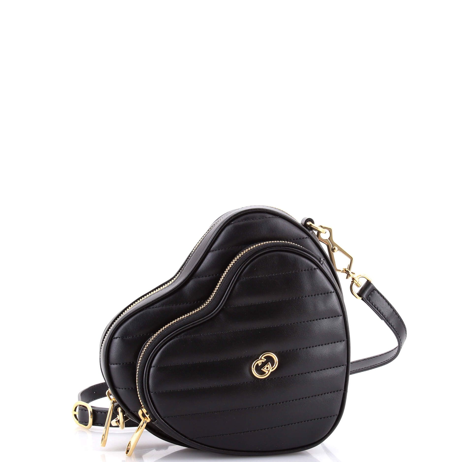 Gucci Interlocking G Heart Shoulder Bag Size ONE SIZE - 1 Thumbnail