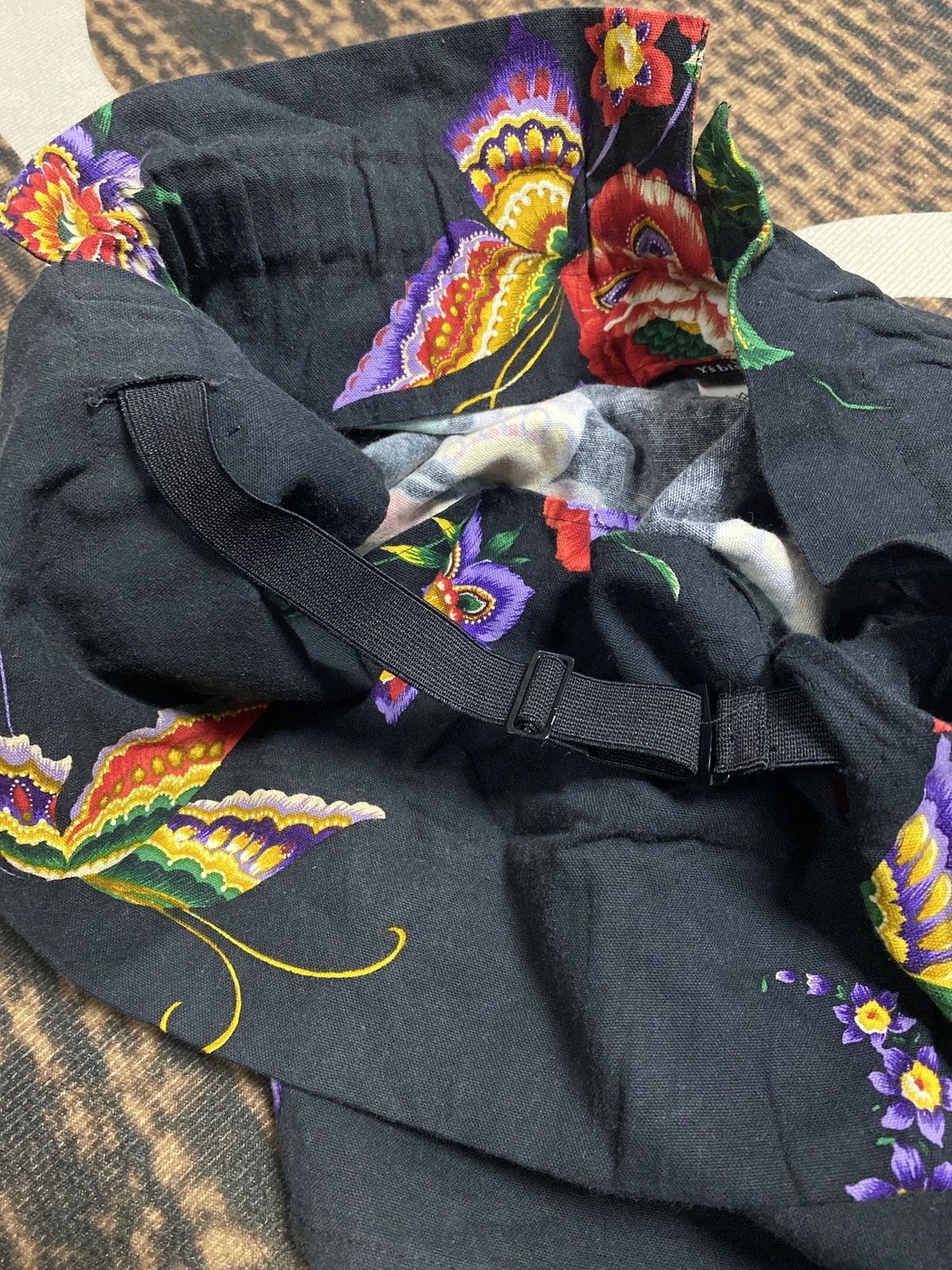 Limi Feu × Yohji Yamamoto Y’s bis LIMI mini skirt black floral Size 26" / US 2 / IT 38 - 10 Thumbnail