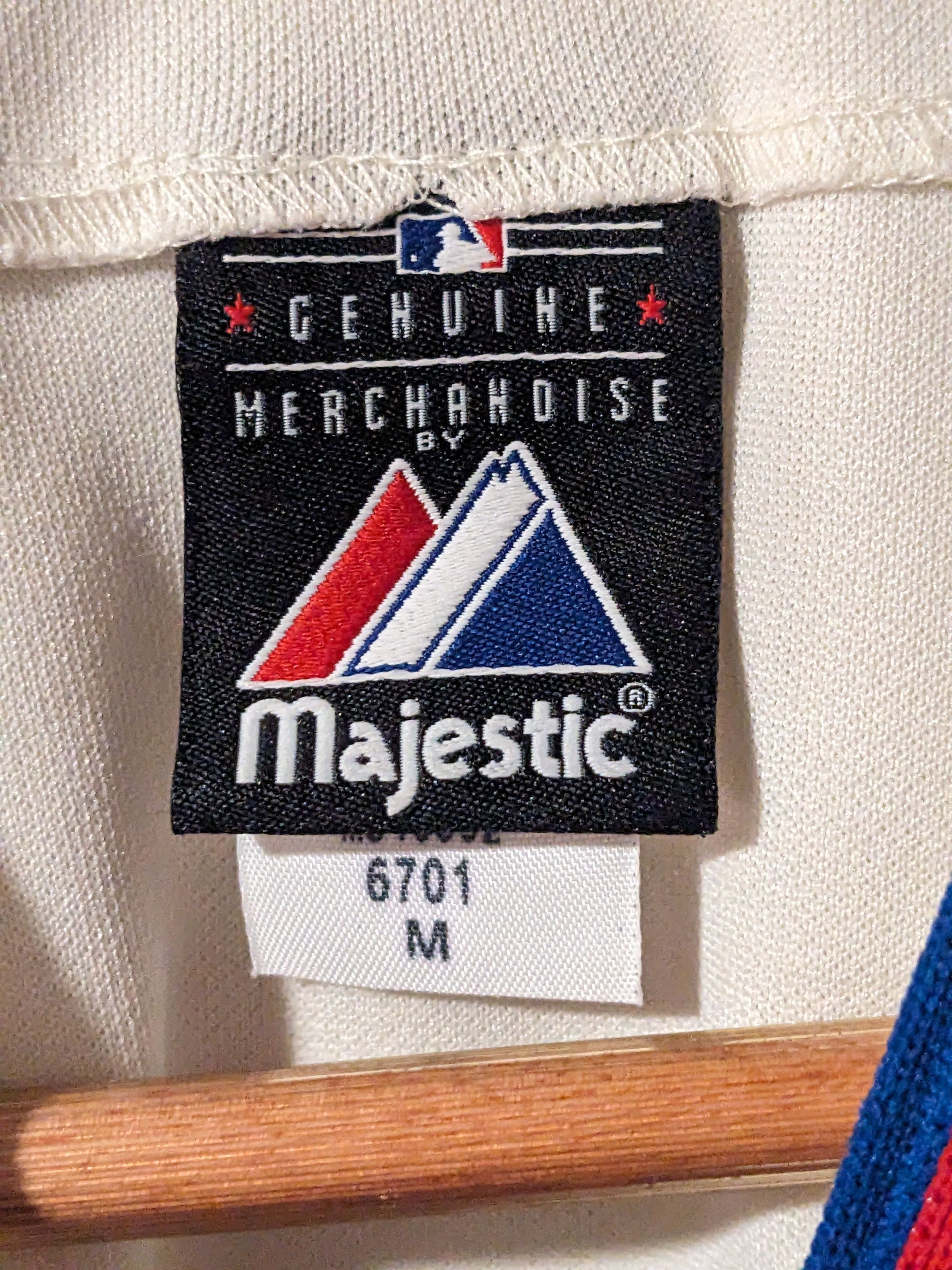 MLB Vintage Y2K Phillies MLB Baseball Kids Medium Beige Jersey Size US M / EU 48-50 / 2 - 5 Thumbnail