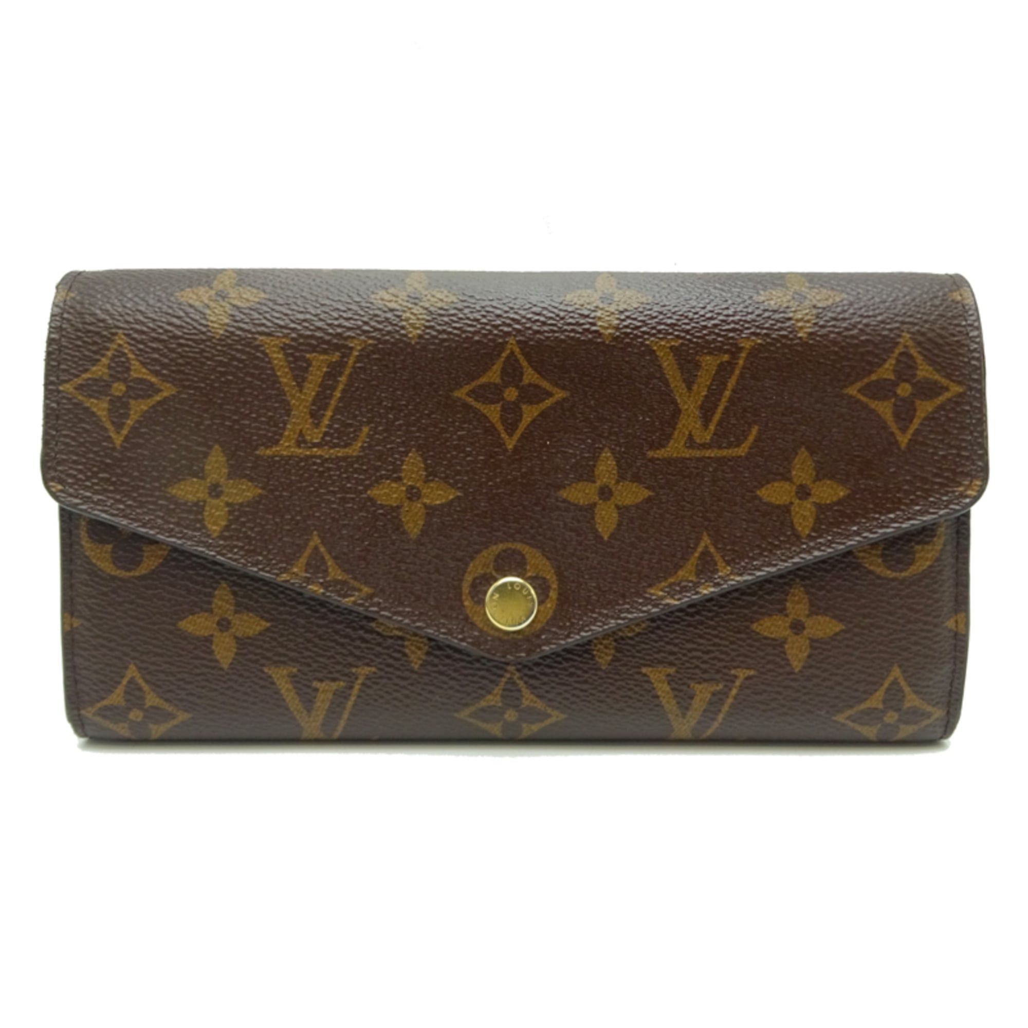 Louis Vuitton Louis Vuitton Portefeuille Sarah (fastening mechanism loosens) Women's and Men's Long Wallet M62234 (Discontinued) Monogram Fuchsia (Pink) Size ONE SIZE - 1 Thumbnail