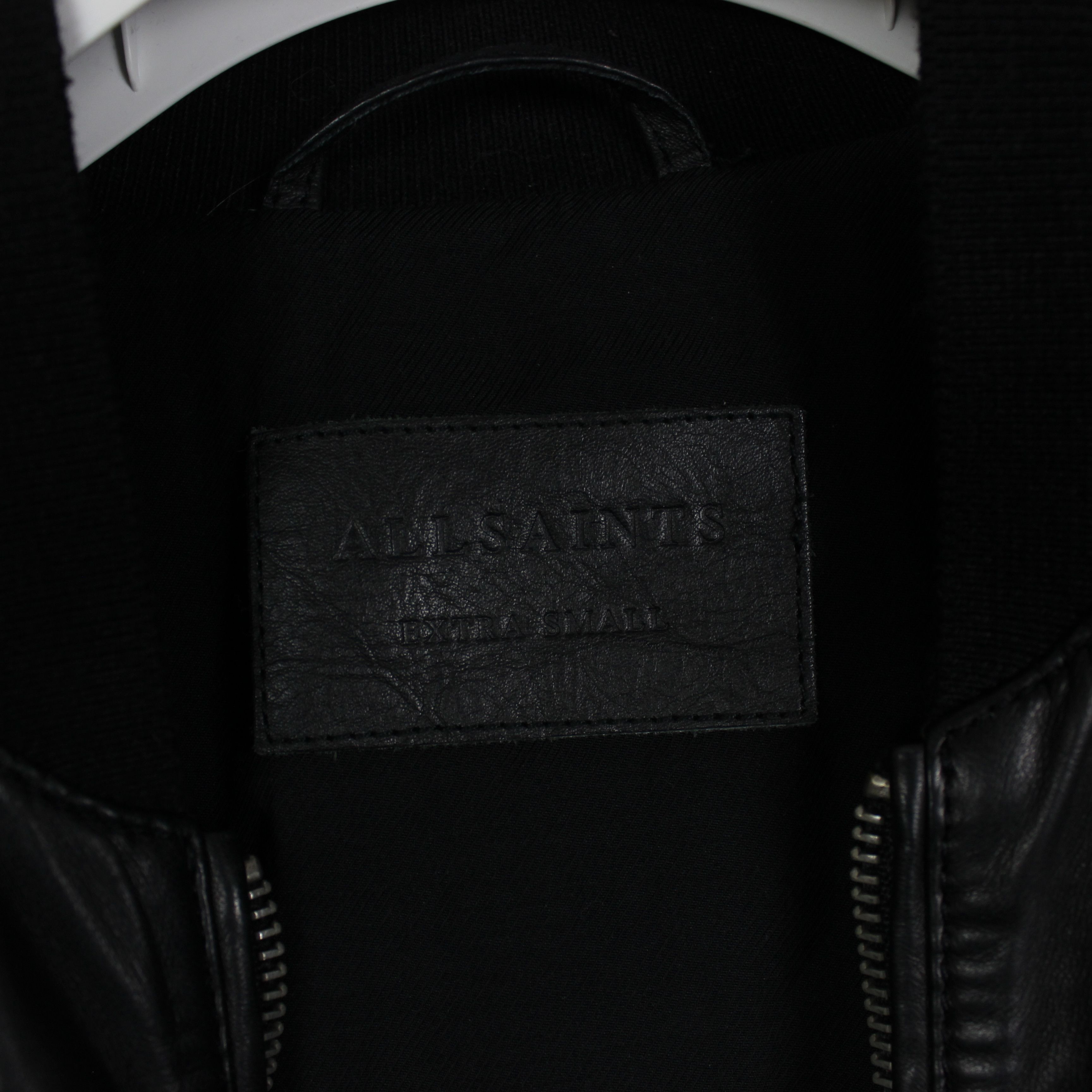 Allsaints Allsaints leather men jacket bomber Mower XS Black Size US XS / EU 42 / 0 - 6 Thumbnail