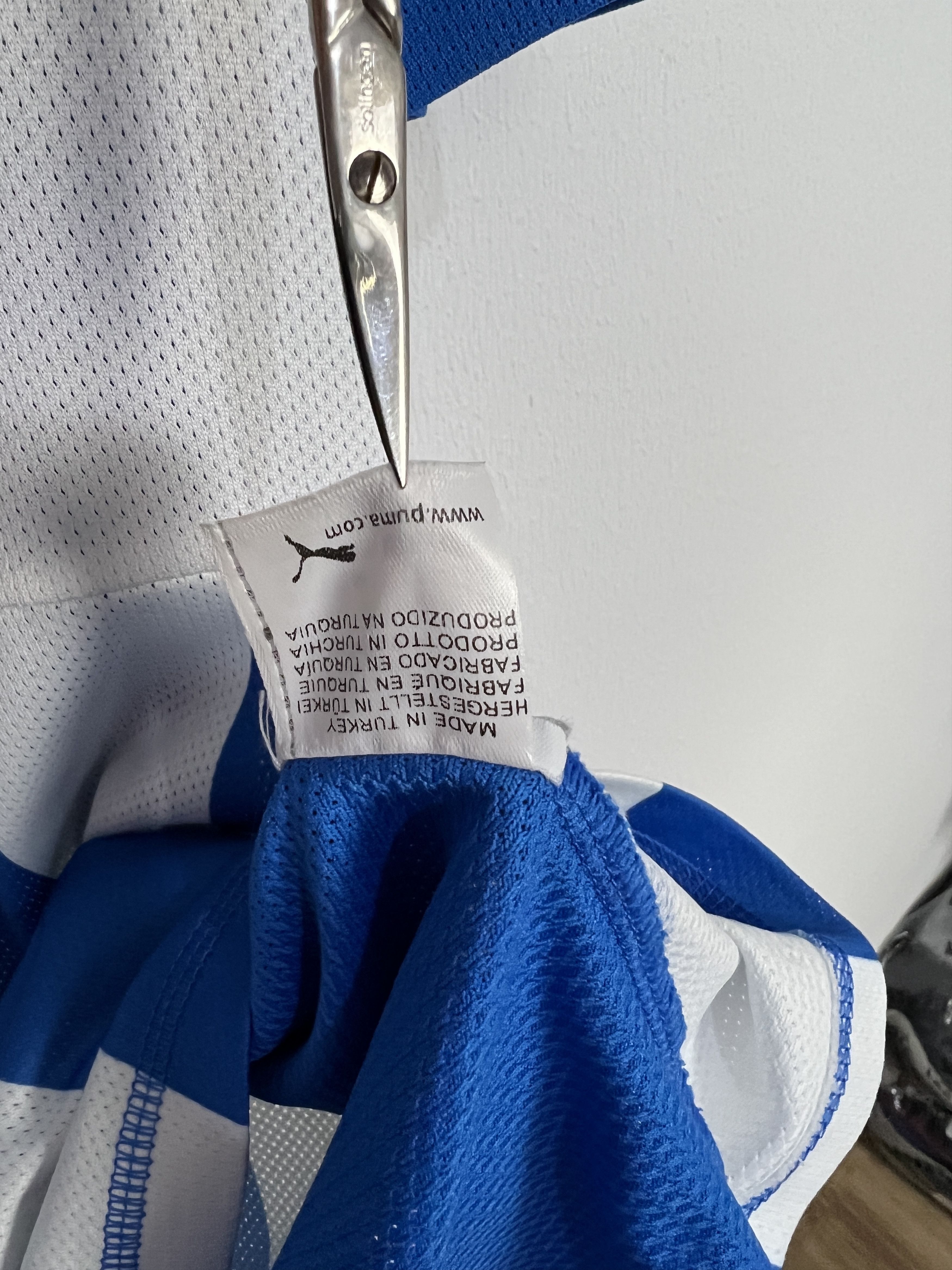 Puma Odense BK Home football shirt 2011 Soccer #7 Larsen Jersey Size US XXL / EU 58 / 5 - 15 Thumbnail