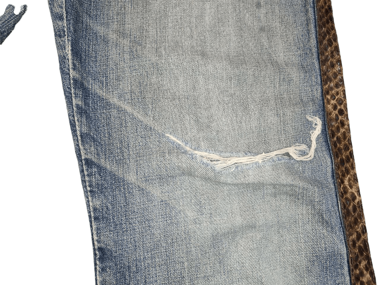 semanticdesign Semantic Side Tape Distressed Denim Size US 30 / EU 46 - 6 Thumbnail