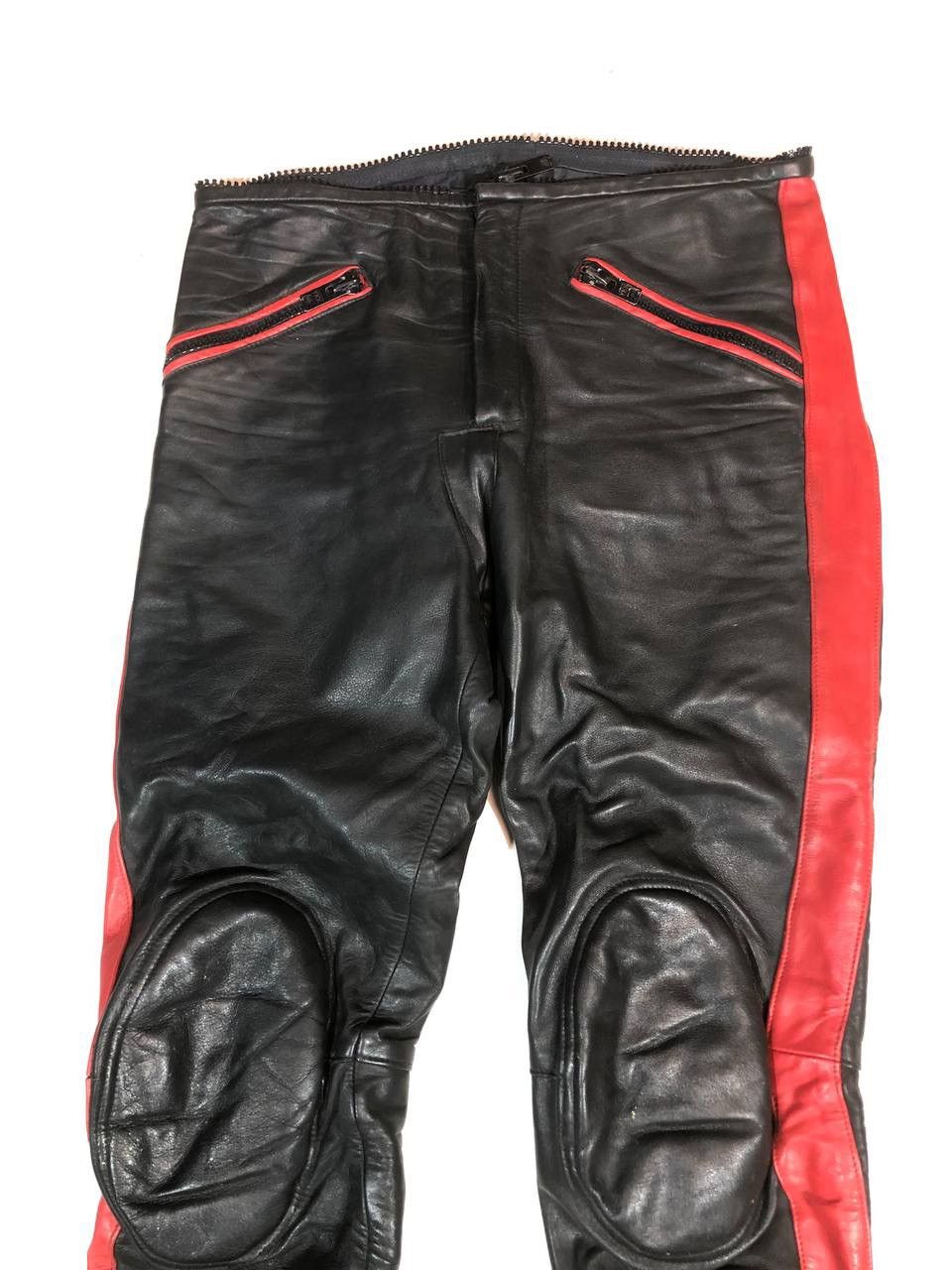 Leather Vintage Rare Avangarde Racing Moto Leather Pants Size US 35 - 2 Thumbnail