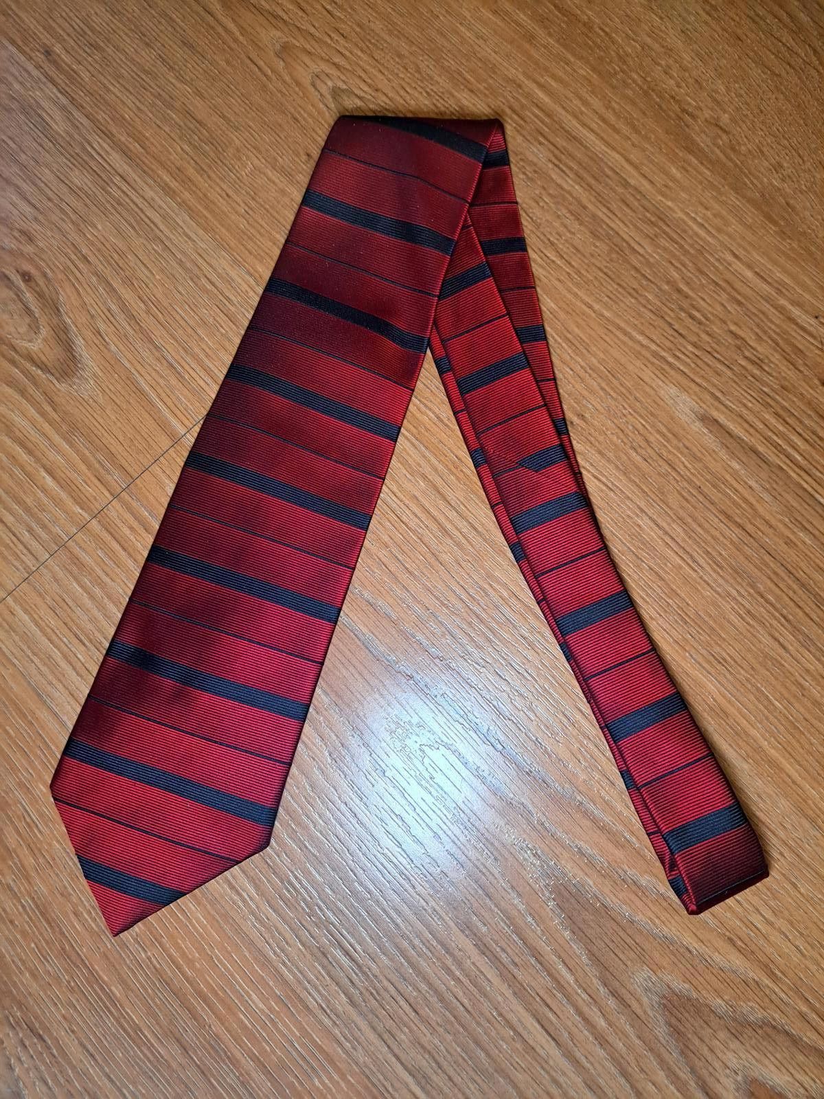Brooks Brothers Brooks Brothers Silk Tie Red Blue Striped Handmade in USA Size ONE SIZE - 4 Thumbnail