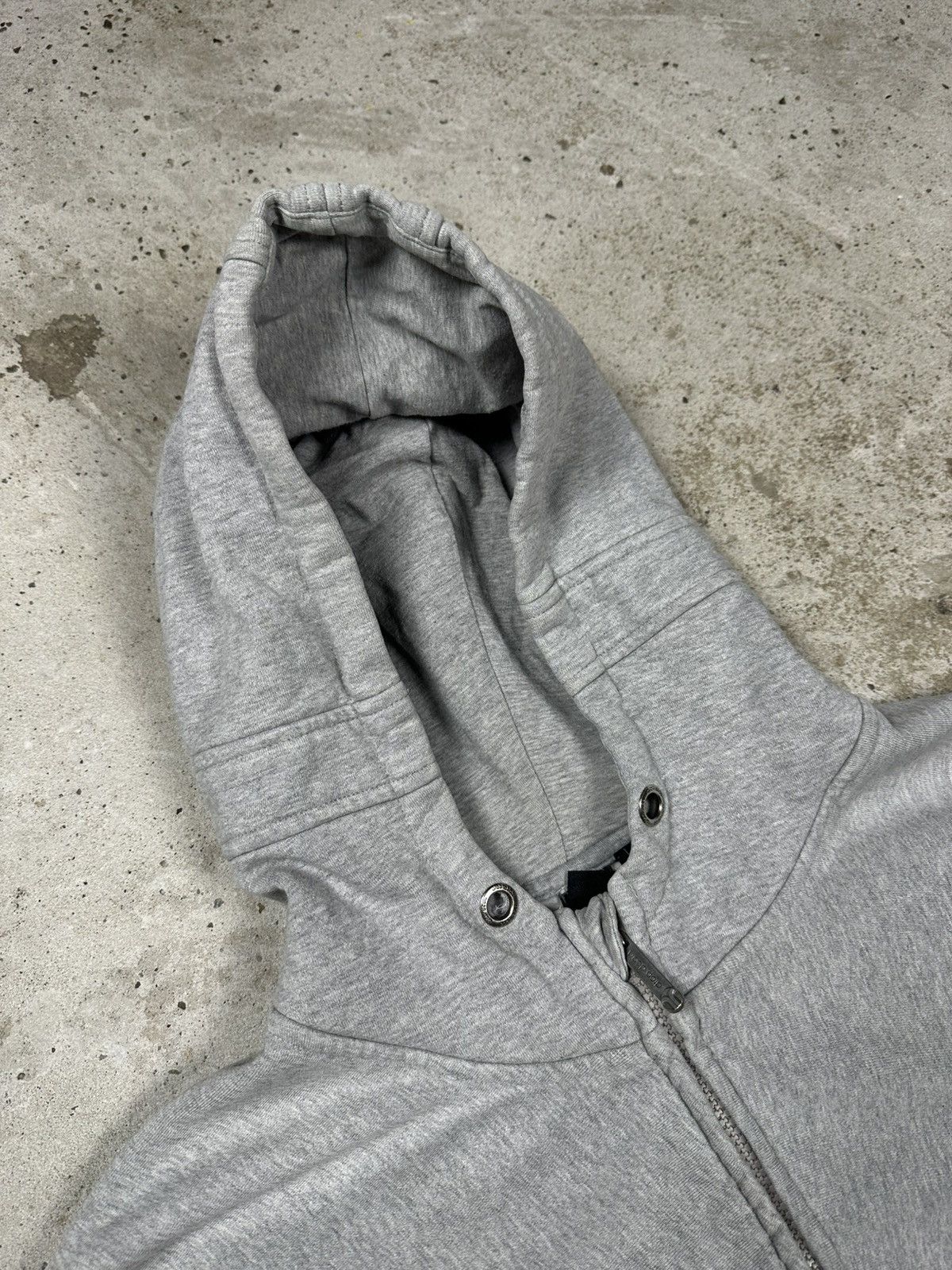 Drop Dead × Drop Dead Clothing Vintage Y2K Drop Dead Grey Full Zip Heavyweight Hoodie Size US L / EU 52-54 / 3 - 6 Thumbnail