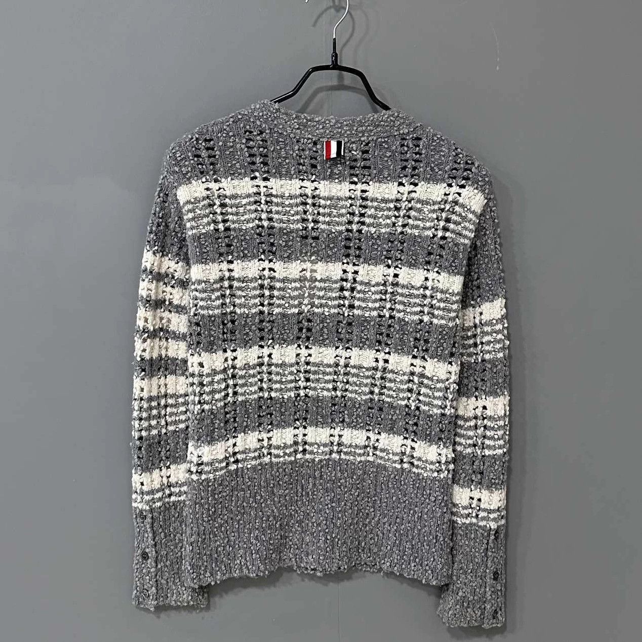 Thom Browne Thom Browne Chunky Knit Stripe Cardigan 40 Size US XXS / EU 40 - 3 Thumbnail