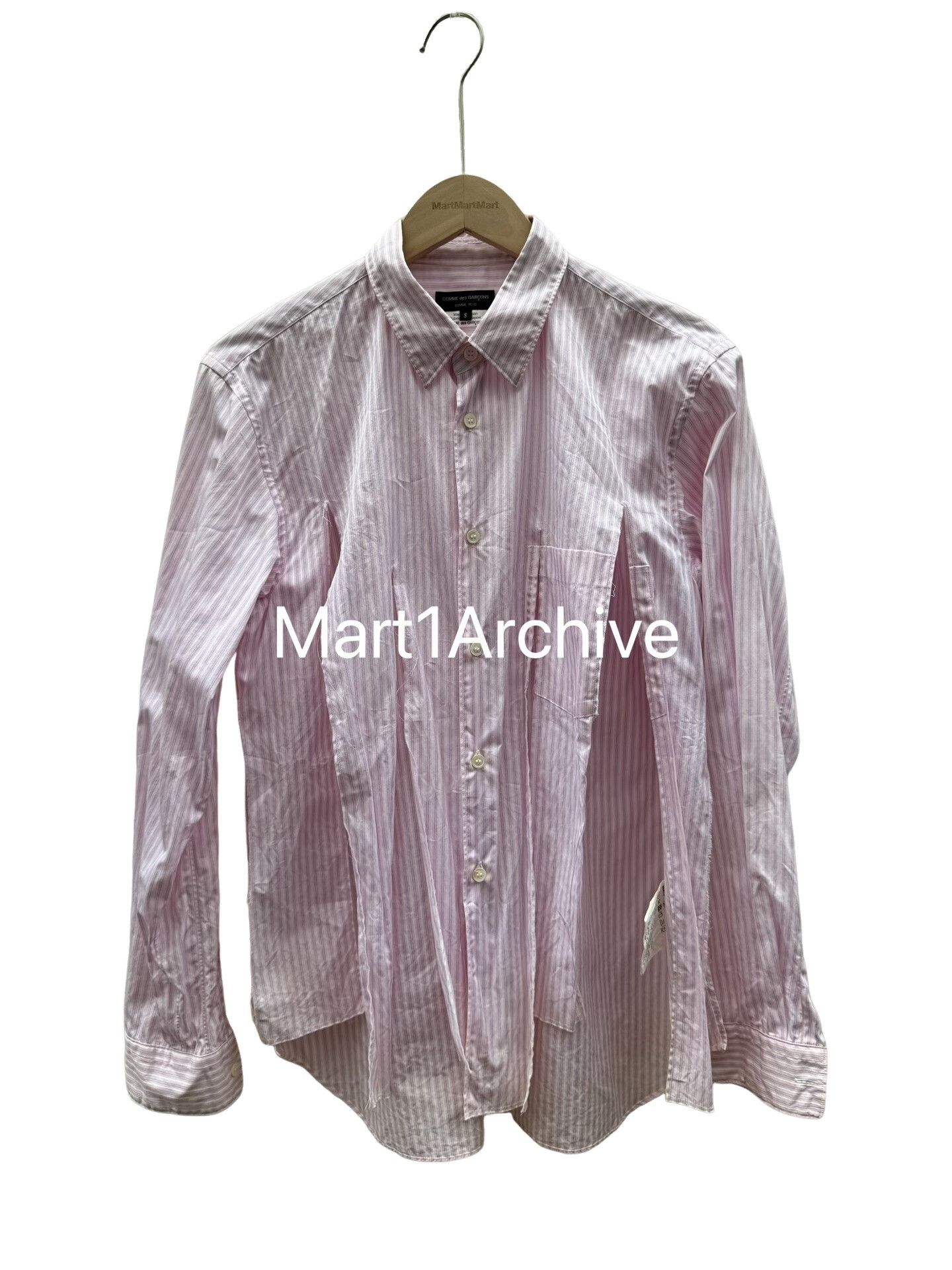 Comme des Garcons Comme Des Garçons Homme Plus Striped Shirt Size S Size US S / EU 44-46 / 1 - 1 Thumbnail