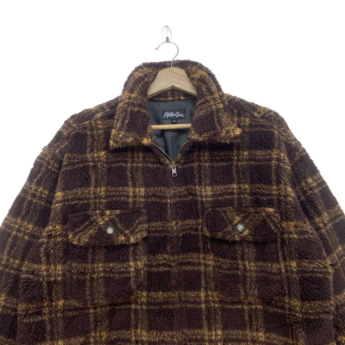 Maui and Sons Maui And Sons Check Fleece Sherpa Jacket Size US S / EU 44-46 / 1 - 5 Thumbnail