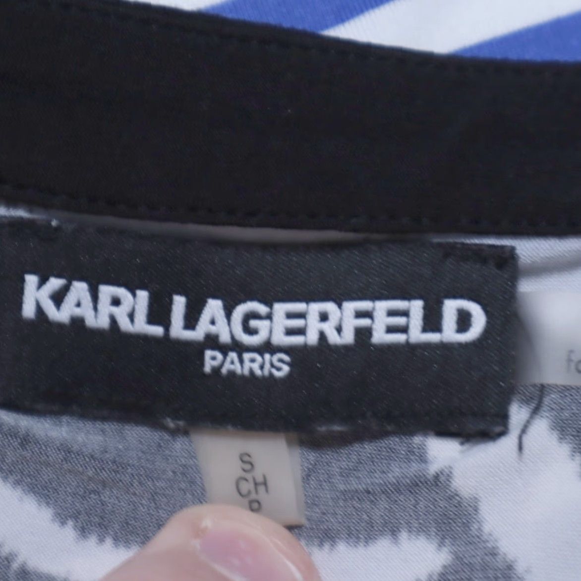 Karl Lagerfeld Karl Lagerfeld Animal Print Sleeveless Colorblock Top Women's S Shirt Size S / US 4 / IT 40 - 5 Thumbnail