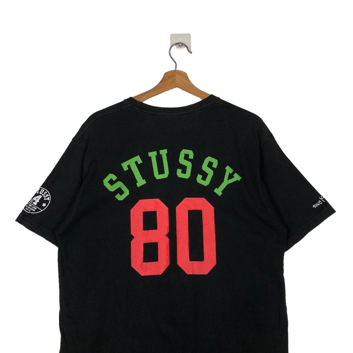Stussy 🔥Stussy 80 Local Color IKBKB T-Shirt Big Logo Spell Out Size US L / EU 52-54 / 3 - 9 Thumbnail