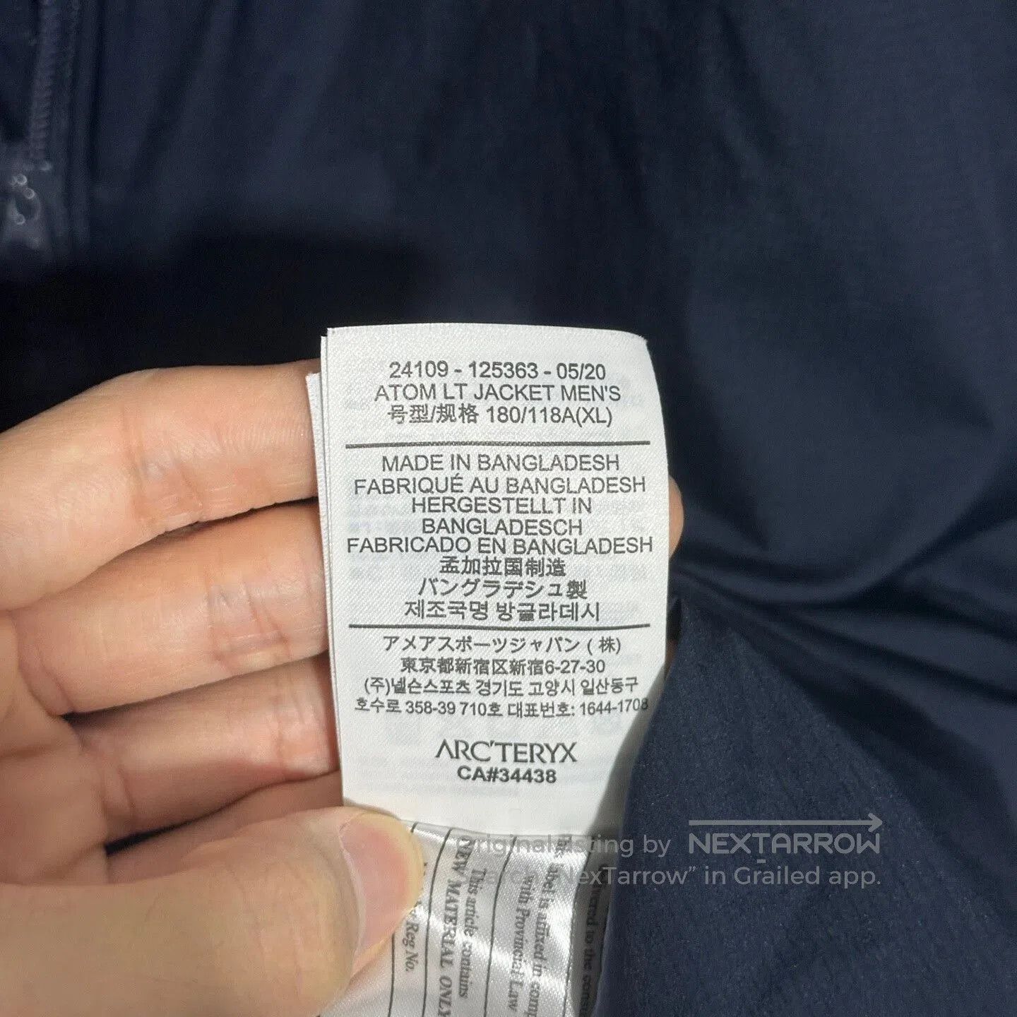 Arc'teryx Arcteryx Atom LT Jacket in Turquoise Blue. Size US XL / EU 56 / 4 - 6 Thumbnail