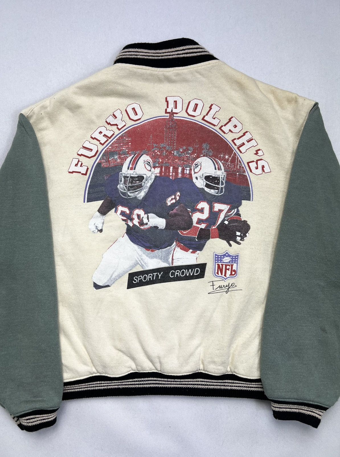 NFL Rare Jacket NFL Rugby Furyo Dolph’s Vintage 80’s Size US L / EU 52-54 / 3 - 3 Thumbnail