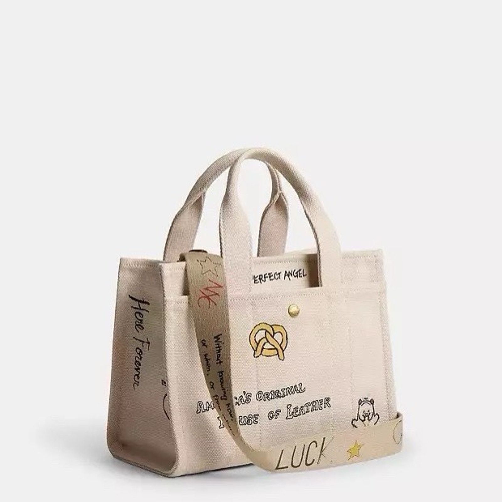 Coach NWT Coach Cargo Tote Bag 26 With Sketch Print CAM64 Handbag Size ONE SIZE - 8 Thumbnail