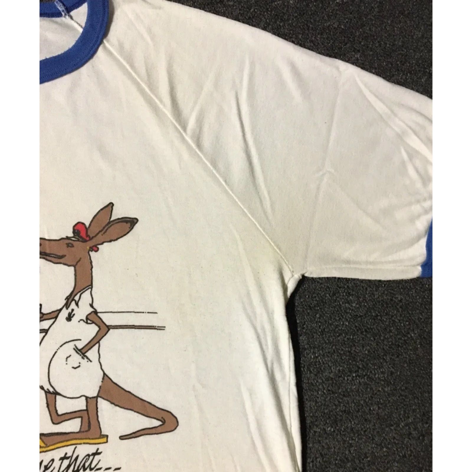 Vintage Vtg 70s Western Australia Been There Faded Shirt M Kangaroo Beer Funny Grunge 80 Size US M / EU 48-50 / 2 - 7 Thumbnail