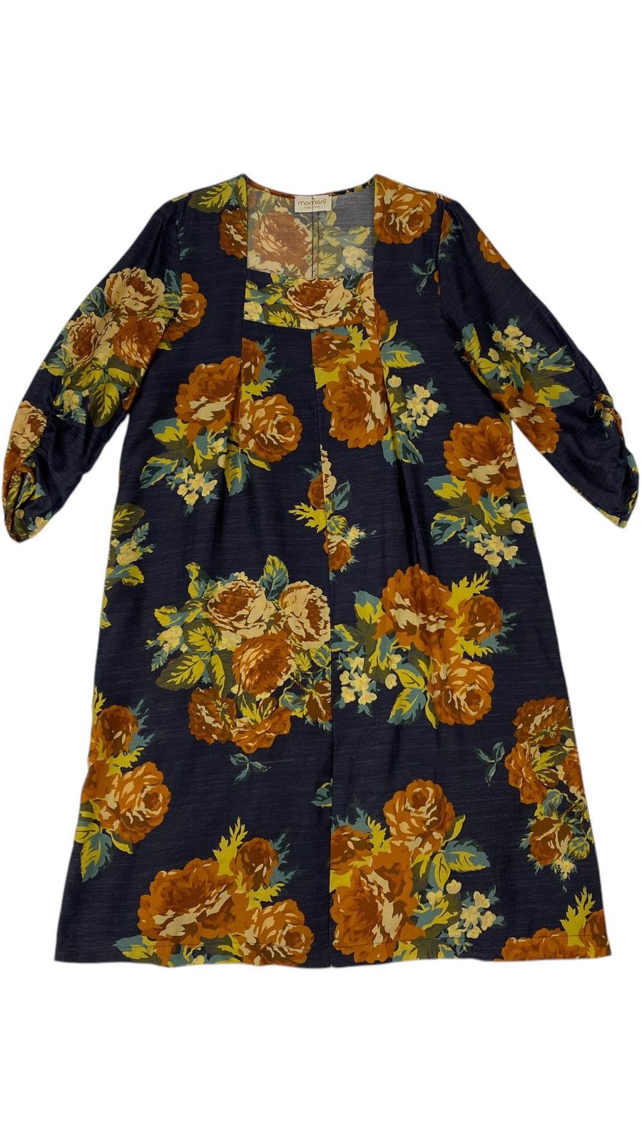 Other Momoni Italy Wool Silk Flowers Midi Dress With Pockets Size M / US 6-8 / IT 42-44 - 1 Thumbnail
