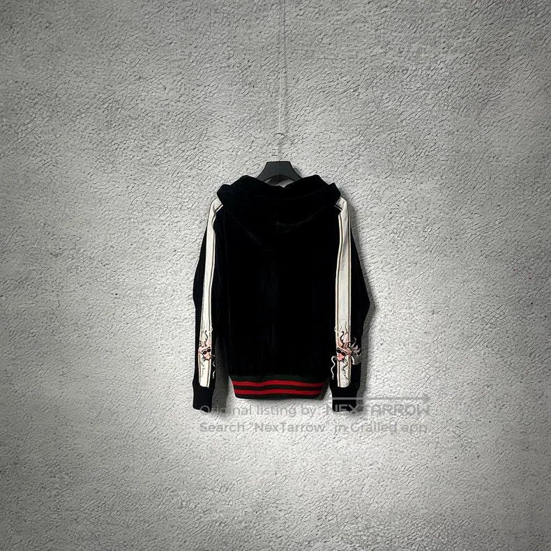 Gucci Gucci Velvet dragon pattern embroidered heavy industry jac Size US S / EU 44-46 / 1 - 2 Thumbnail