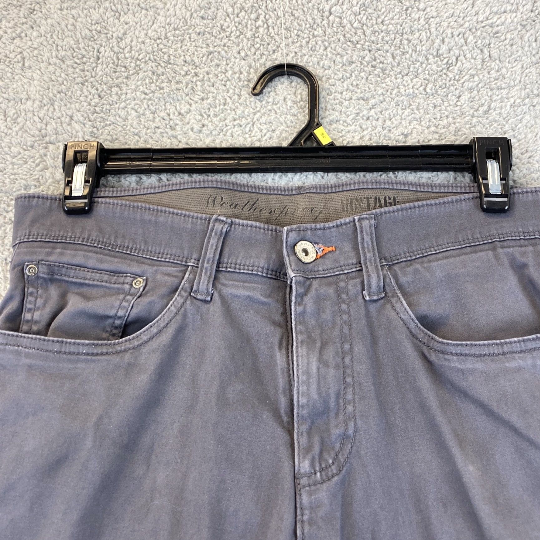 Weatherproof VINTAGE Weatherproof Men's Pant Gray Performance Tech 32x31 Casual Workwear 52-46 mens pants Size US 32 / EU 48 - 3 Thumbnail