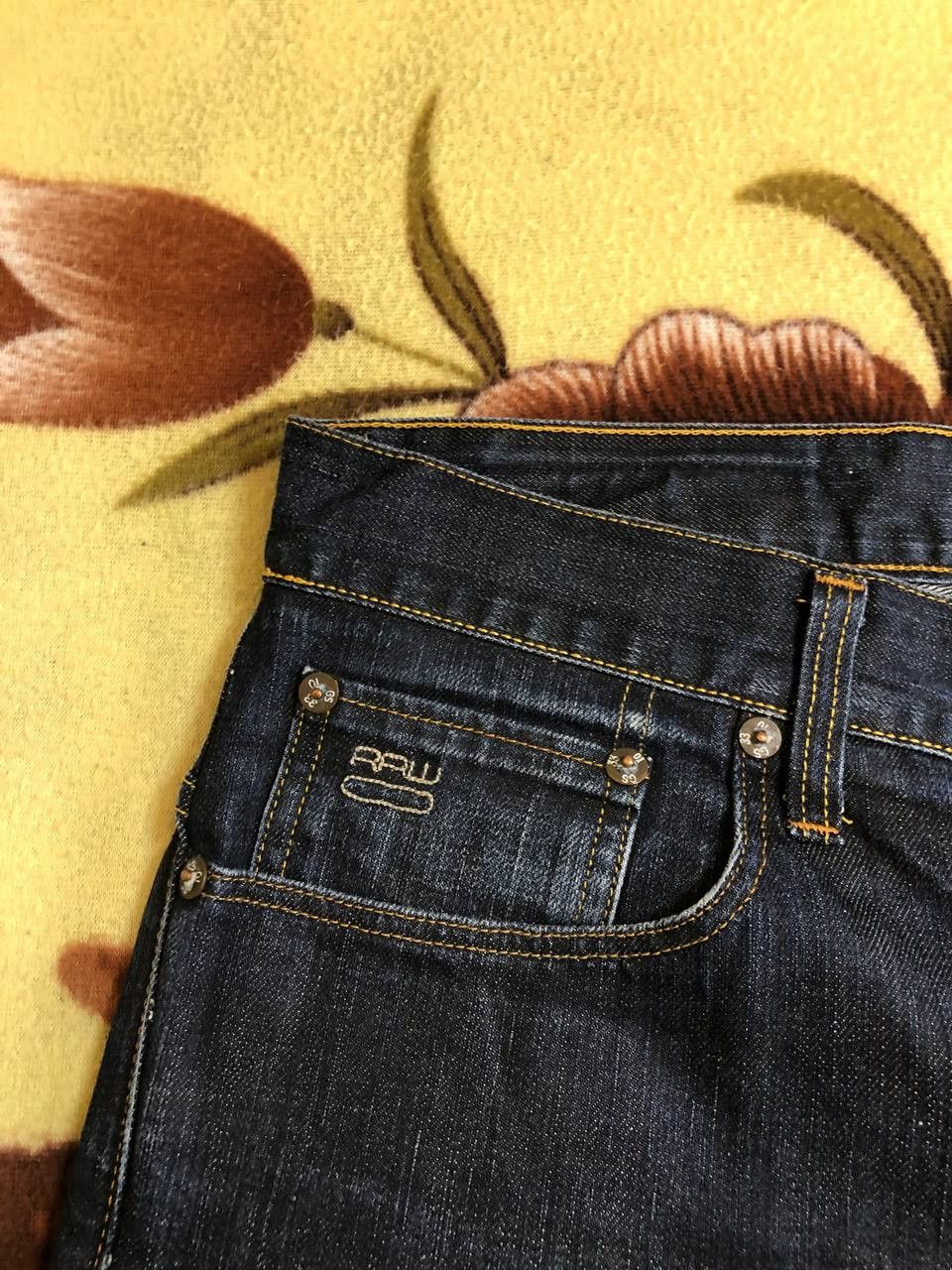 G-Star G-STAR 3301 Men's Jeans Slim Fit Tapered Blue Denim Cotton Size US 33 - 12 Thumbnail