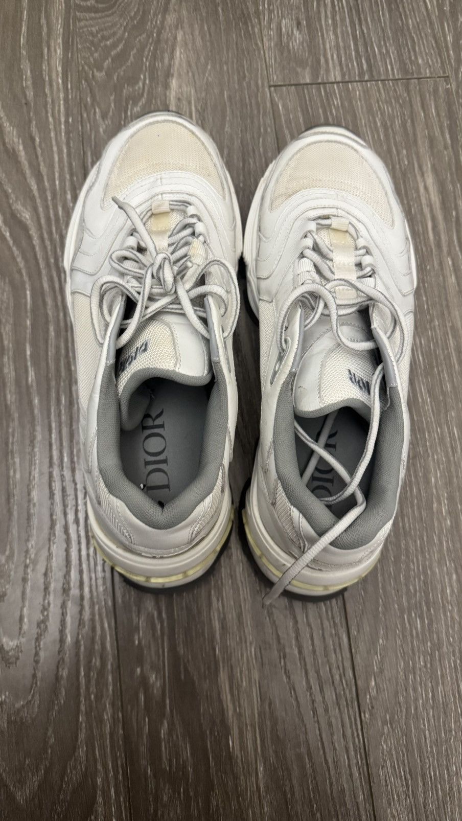 Dior Dior B22 Sneakers – White/Grey Size 42– Excellent Condition Size US 9 / EU 42 - 1 Thumbnail