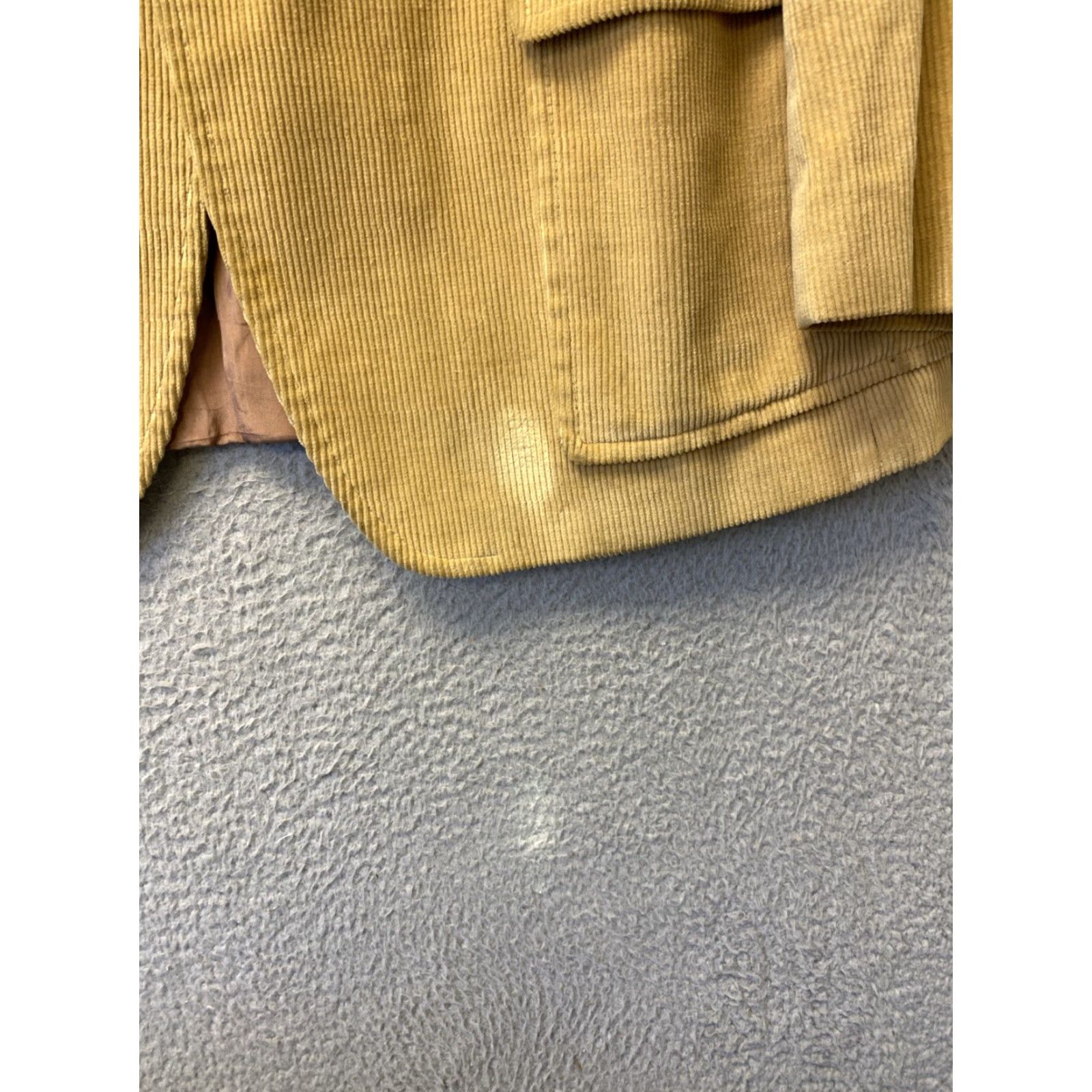 Vintage VINTAGE Monsieur Lauro Western Corduroy Jacket Coat Mens 44R Brown 70s Vintage Leather Buttons Pockets Long Size US S / EU 44-46 / 1 - 2 Thumbnail